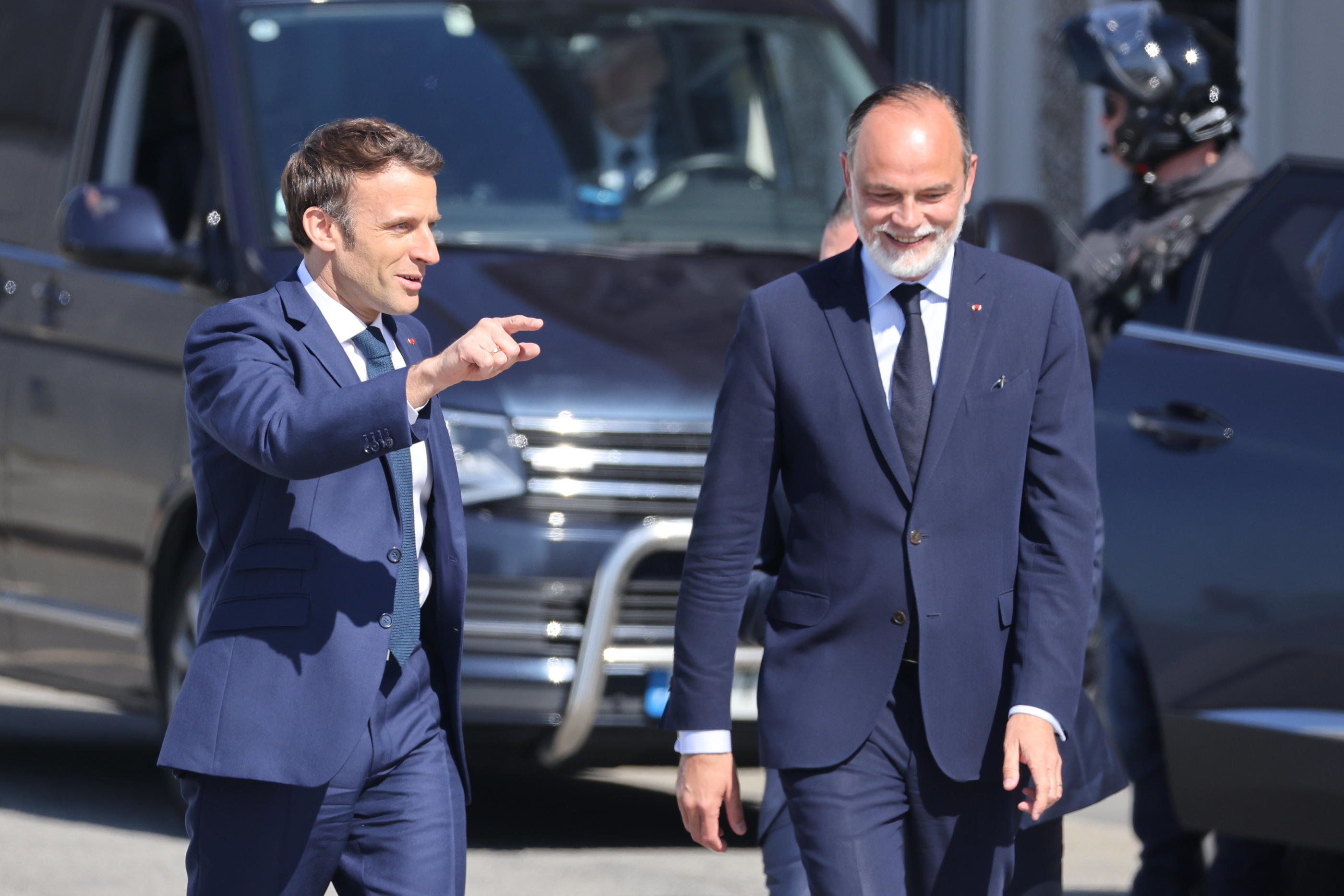 Emmanuel Macron a salué le travail d'Édouard Philippe (ici en avril 2022) lorsqu'il était son Premier ministre. LP / Arnaud Journois
