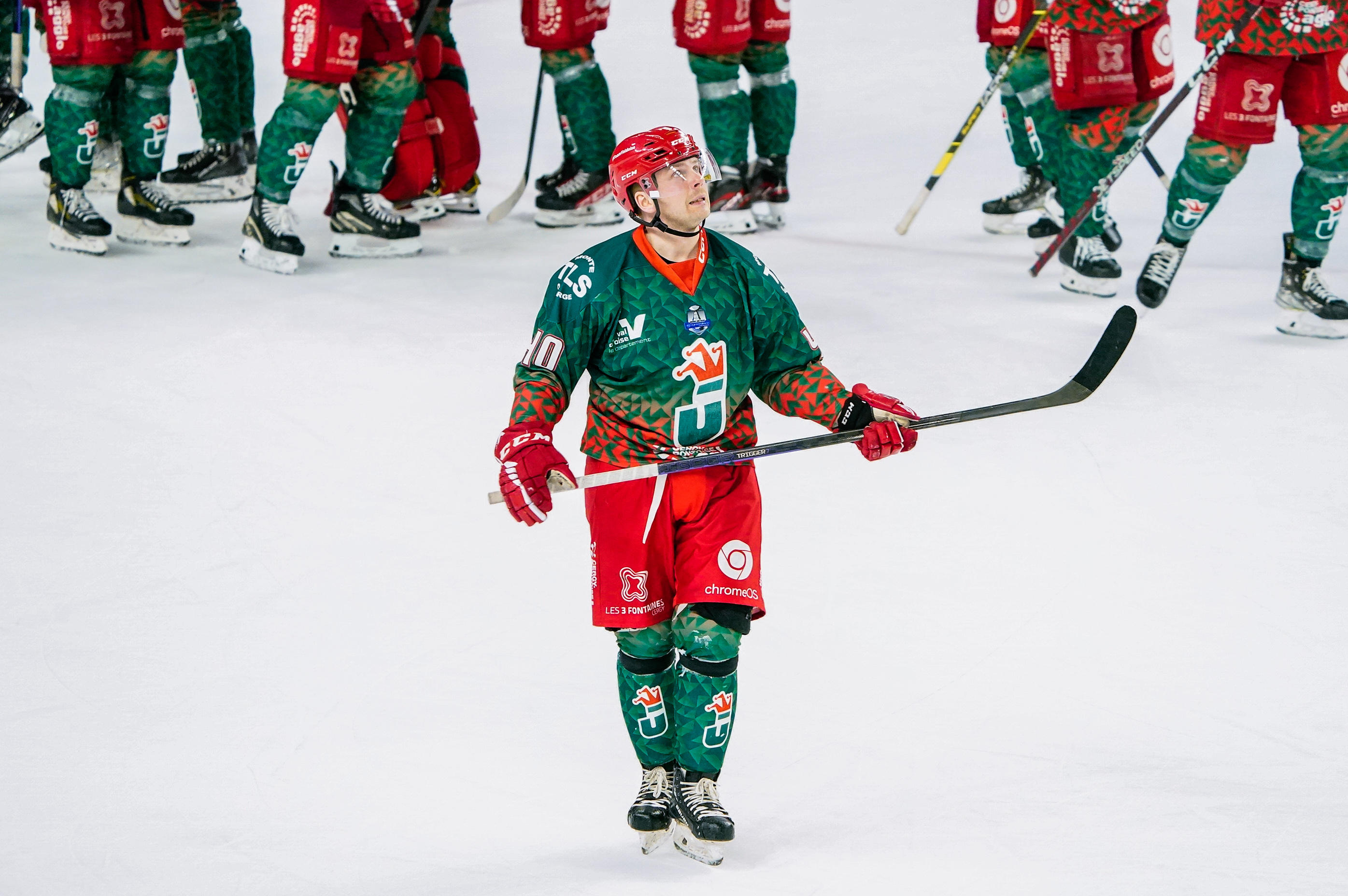 Vainqueurs de Gap (4-1) le 21 février en saison régulière, les Jokers de Cergy-Pontoise emmené par Antti Kauppila affronte à partir de ce mardi la formation des Hautes-Alpes en quart de finale des playoffs. (Photo by Sandra Ruhaut/Icon Sport)