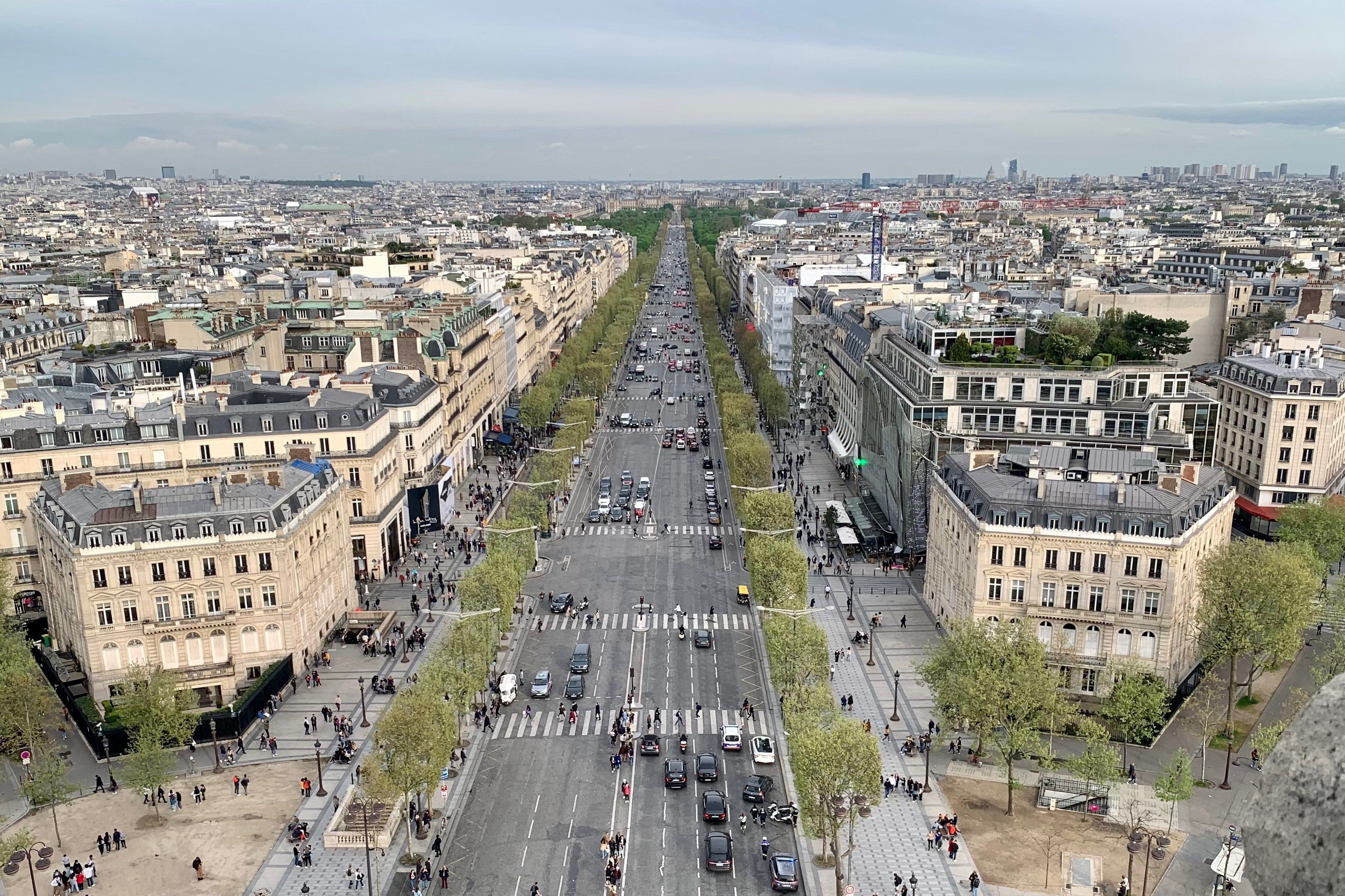 Flexliving recherche surtout des appartements situés près des centres d'affaires, comme ici aux Champs-Elysées (Paris, VIIIe). LP/Aurélie Audureau