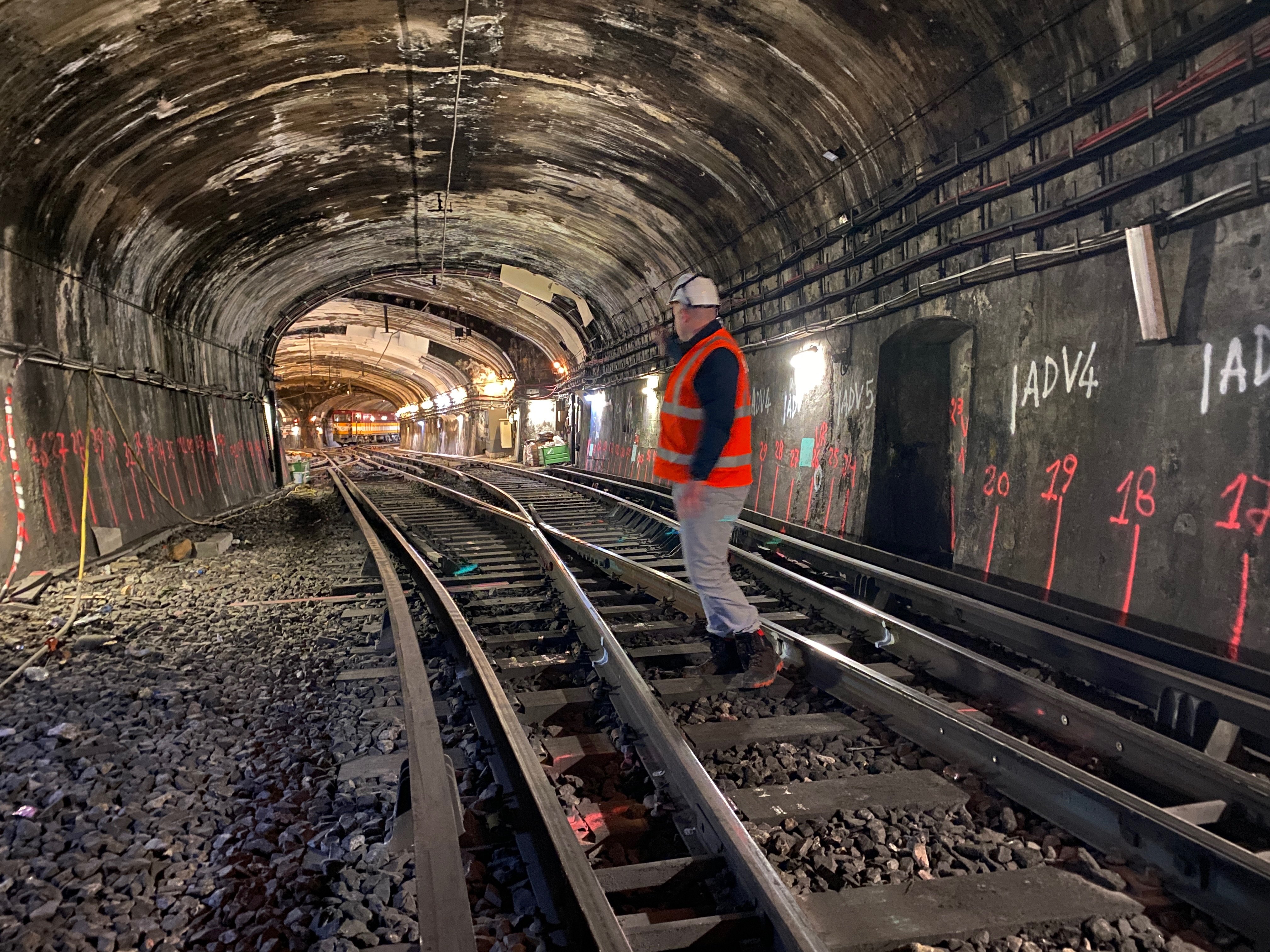 Comme la ligne 2, plusieurs axes souterrains seront momentanément fermés pour mener de grands travaux pendant les vacances de Pâques. LP/Sébastian Compagnon