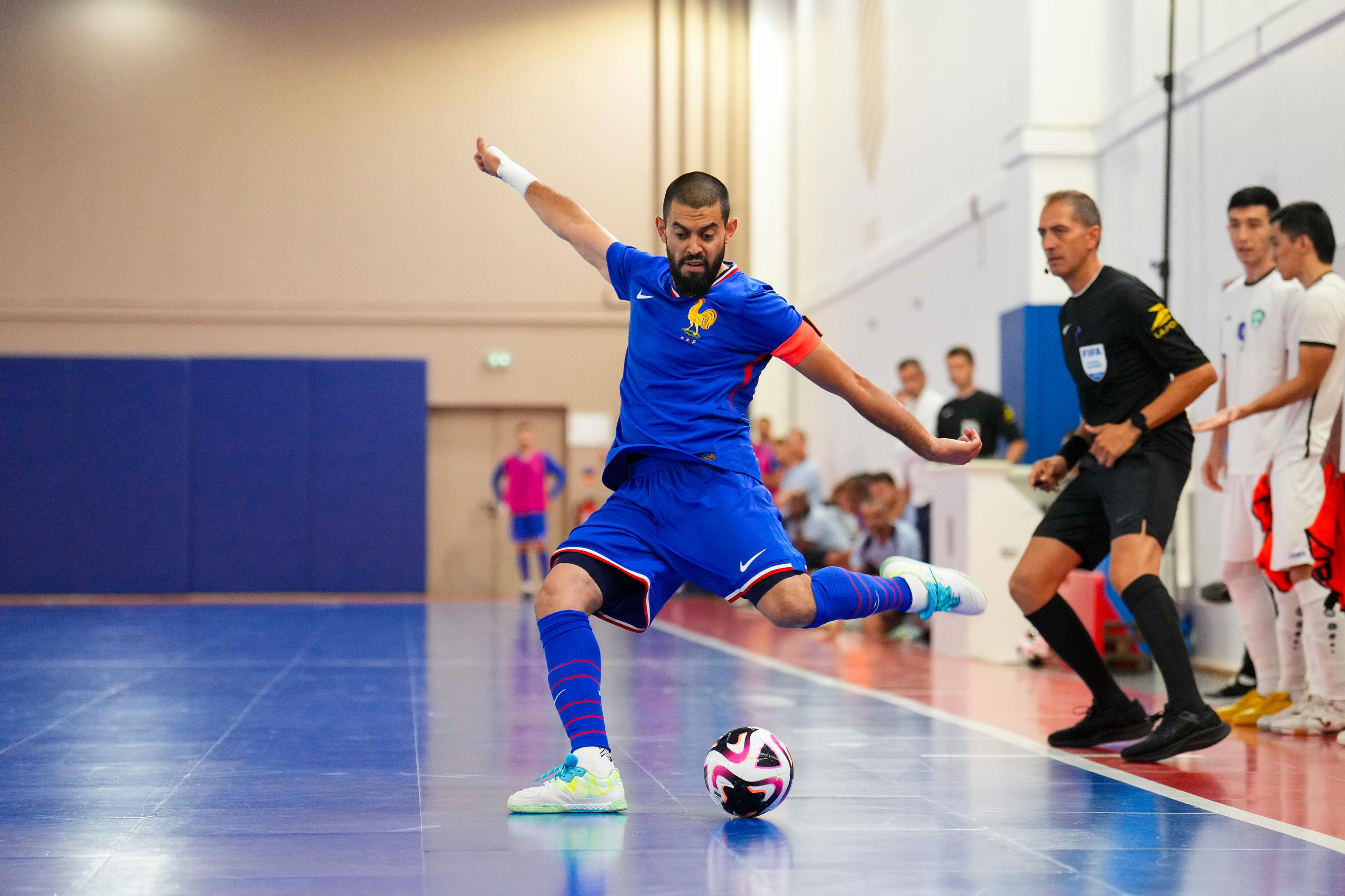 Kevin Ramirez est le capitaine de l'équipe de France de futsal, qui dispute la Coupe du monde en ce moment. Icon Sport/Hugo Pfeiffer