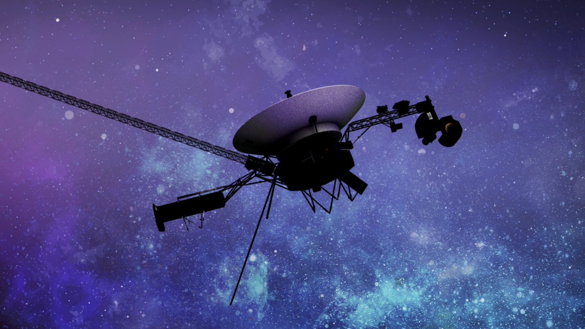 Vue d'artiste d'une des sondes Voyager. Caltech/Nasa-JPL