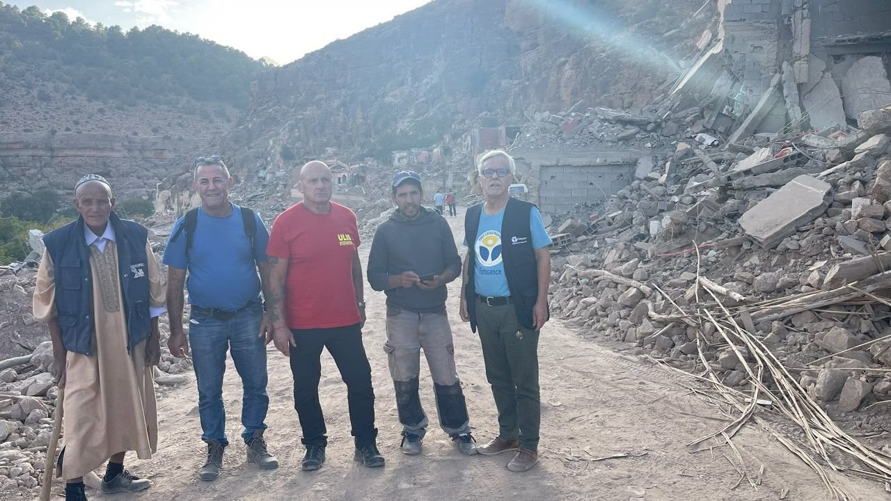 L'association Partagence a équipé en poêles à bois et autres matériels un village du Haut-Atlas touché par le séisme. DR