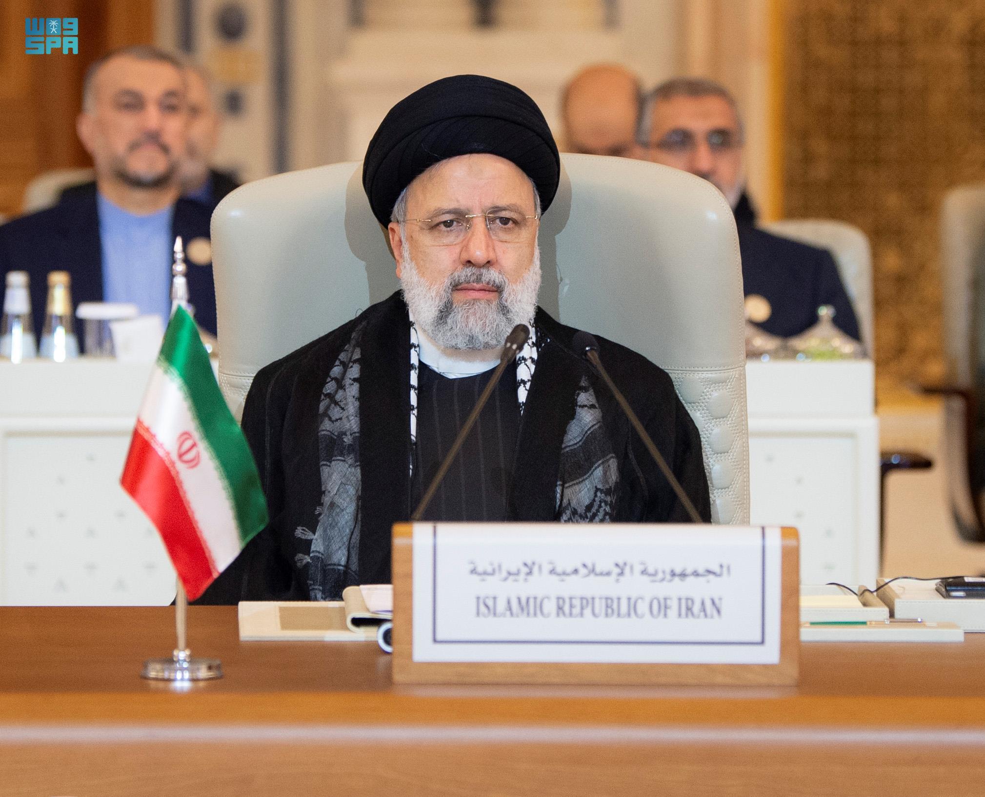 Le président iranien Ebrahim Raisi (ici en 2023) a prévenu que « la moindre action » d'Israël contre « les intérêts de l'Iran » provoquerait « une réponse sévère » de son pays. Icon Sport