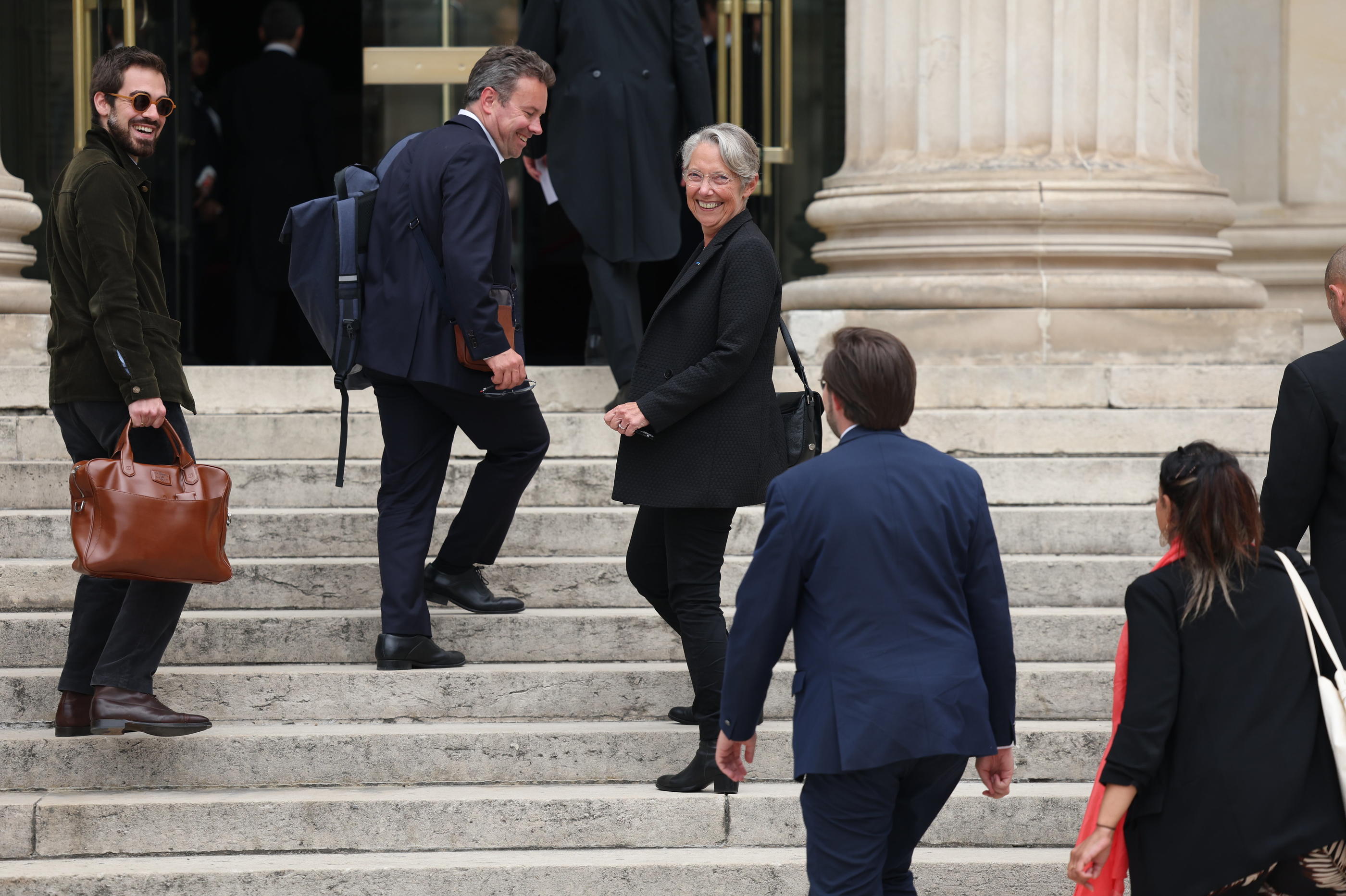 Parmi ceux qui faisaient leur rentrée à l'Assemblée ce lundi, Elisabeth Borne, réélue dans le Calvados. LP/Arnaud Journois