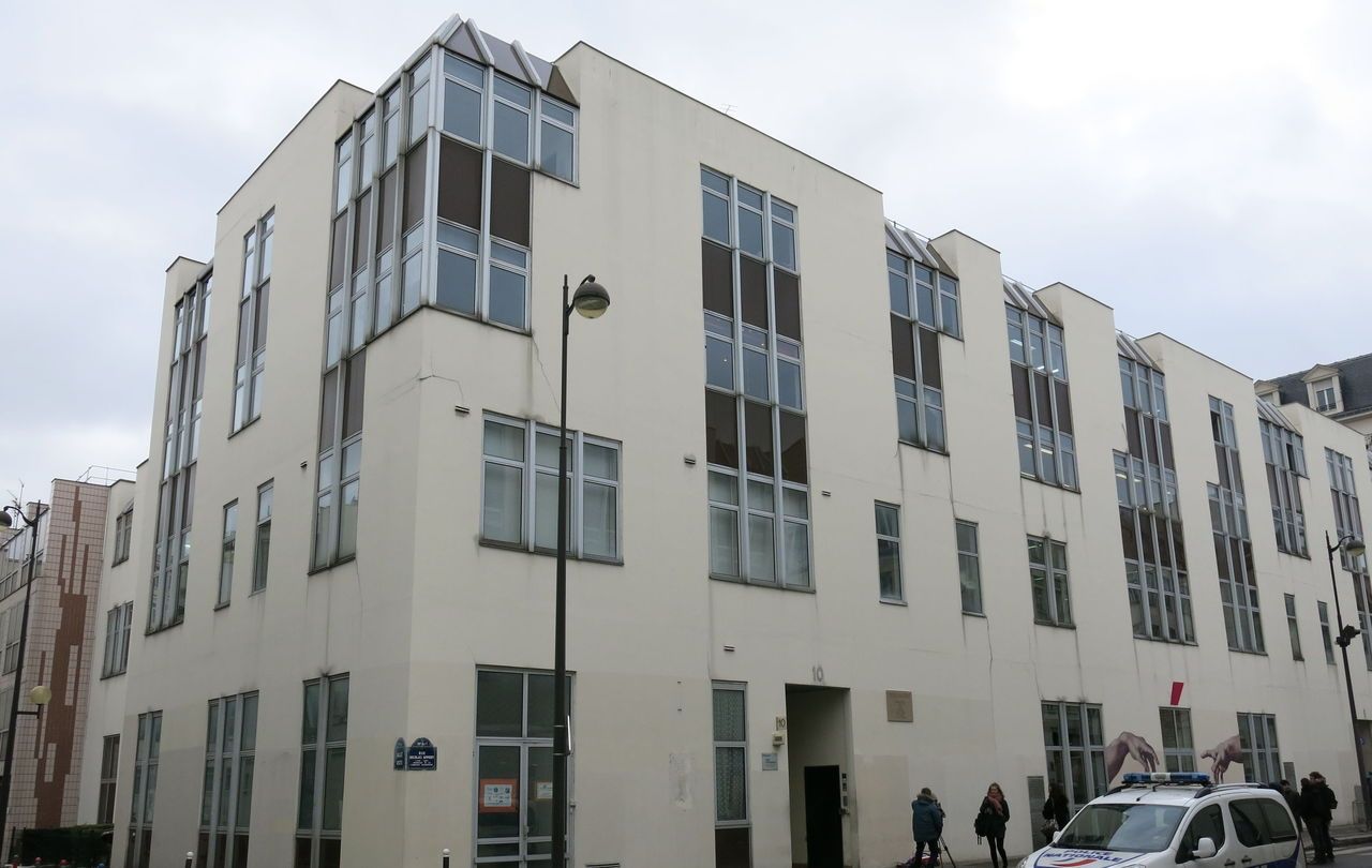 10, rue Nicolas-Appert (XIe), en 2019. C’est dans cet immeuble qu’était installée la rédaction de « Charlie Hebdo », qui a depuis emménagé dans des locaux ultra-sécurisés à une adresse tenue secrète. LP/J.D.
