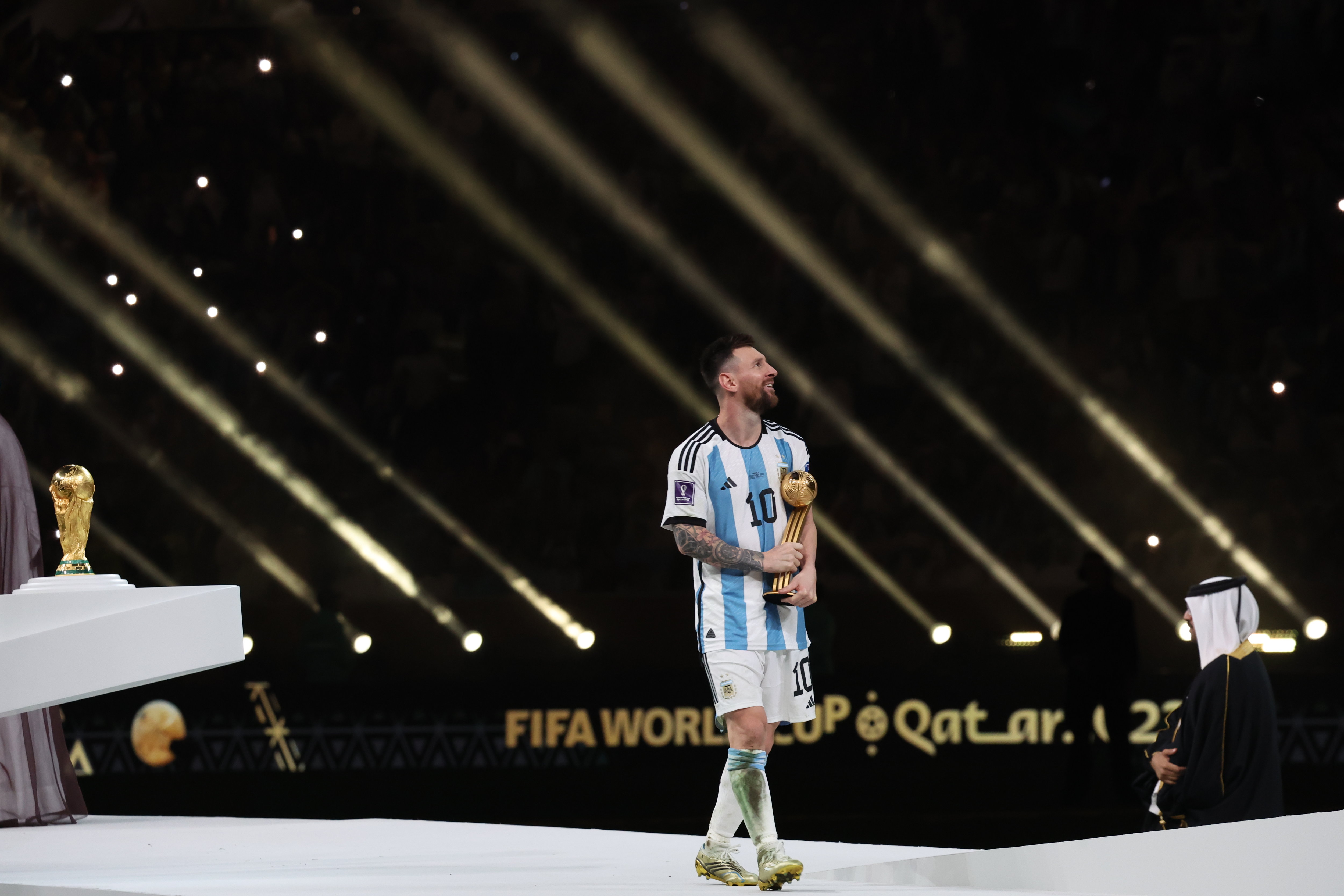 Lionel Messi ne présentera pas la Coupe du monde au public du Parc. Le PSG n'a pas prévu d'homme particulier pour célébrer son titre de champion du monde. Photo LP/Arnaud Journois