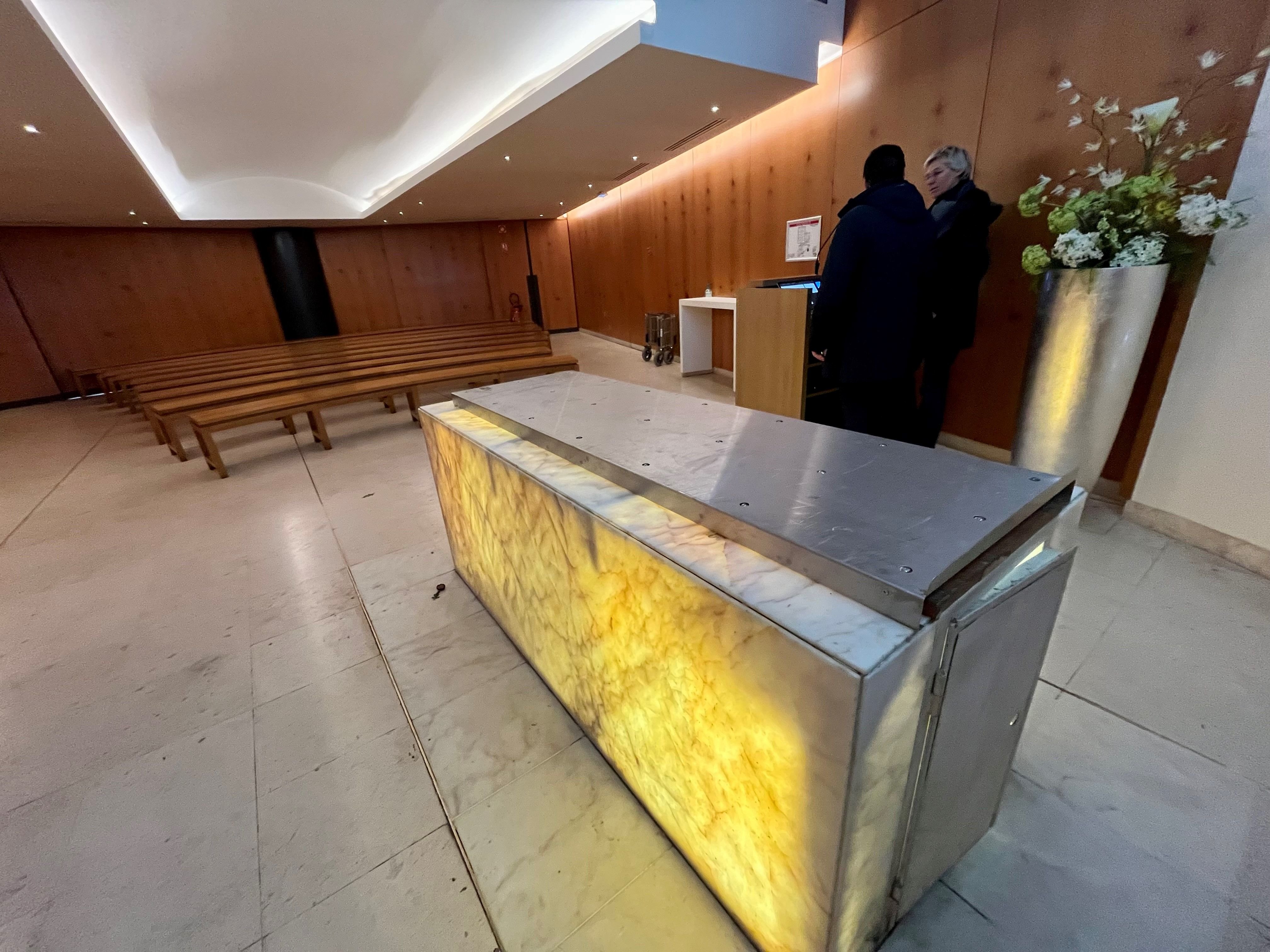 Paris (XVIIe), vendredi. Au funérarium des Batignolles, la municipalité entend proposer de plus nombreux services, notamment pour les cérémonies. LP/E.J.