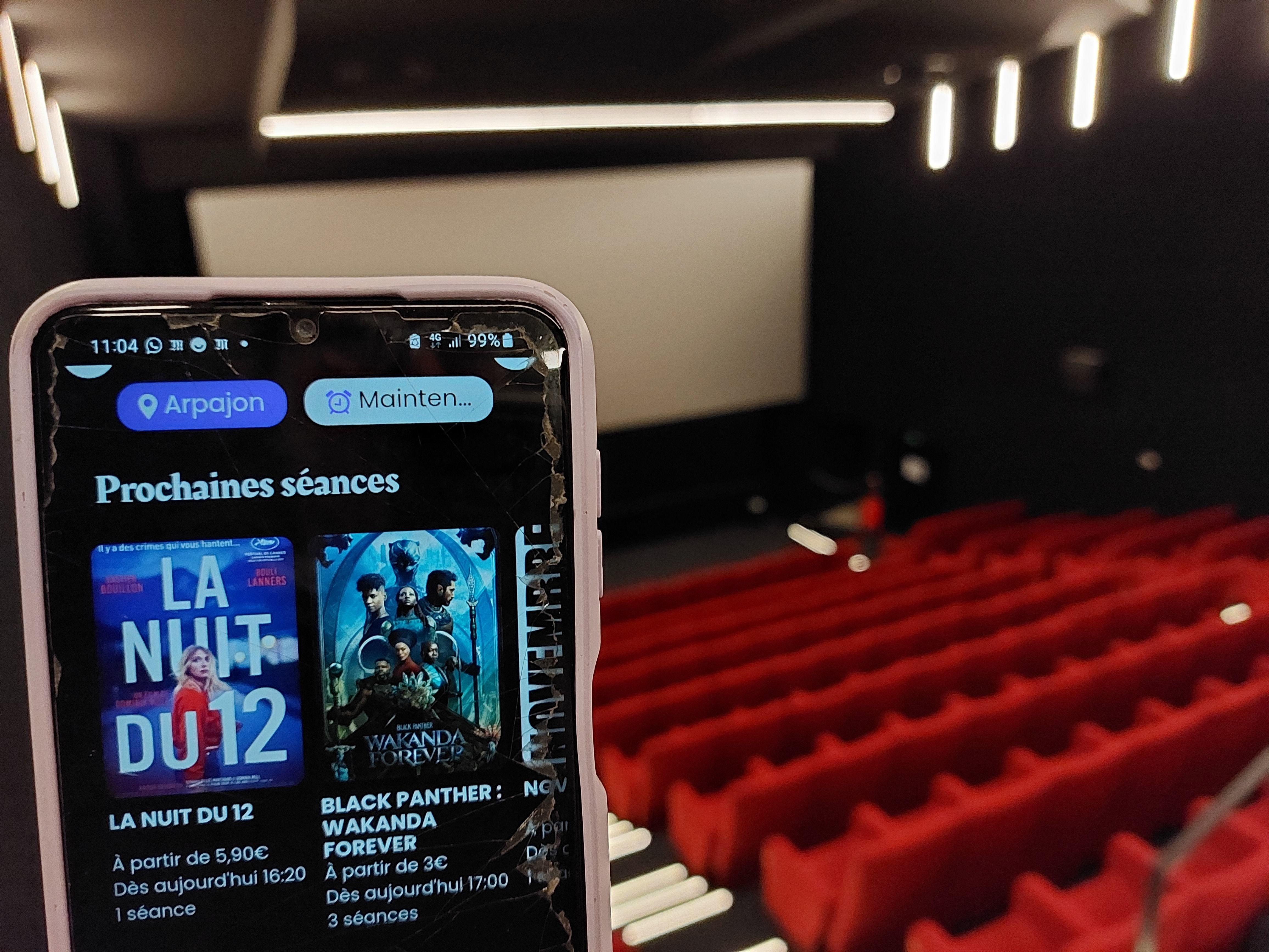 Arpajon (Essonne), le 29 novembre 2022. Le nouveau cinéma Première est l'une des trois salles en Essonne à adhérer à Ozzak. LP/Cécile Chevallier