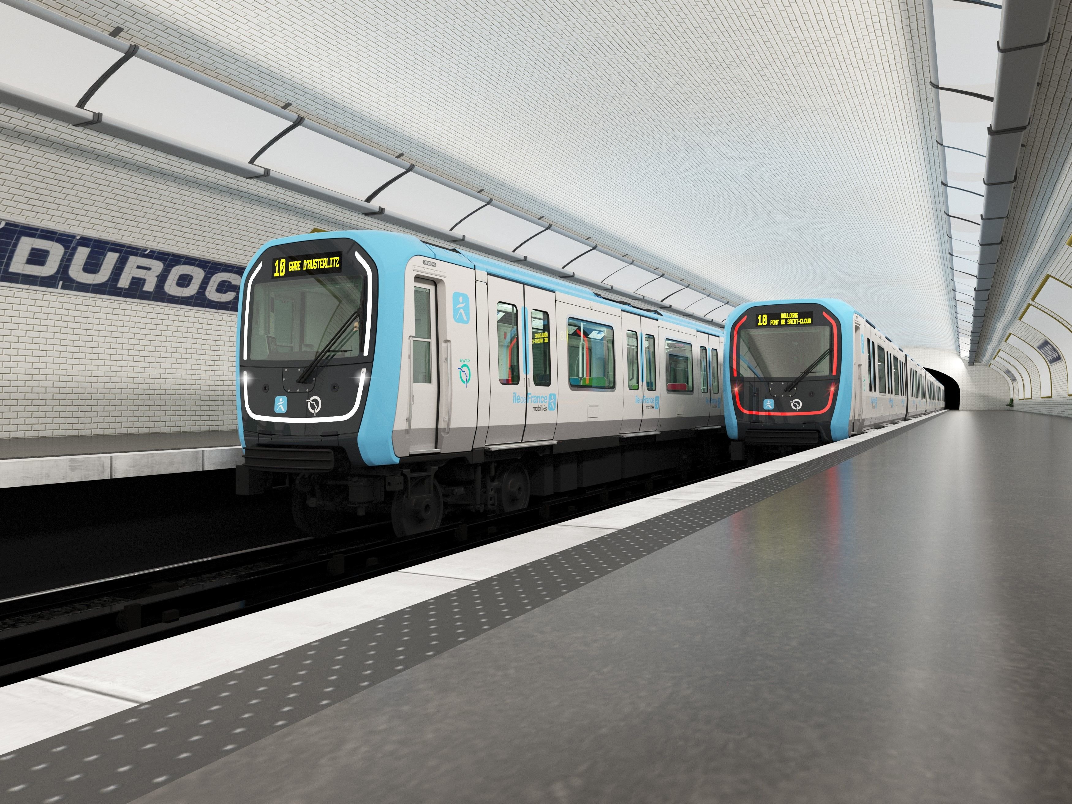«À partir de 2025», un nouveau métro ferré, le MF19, doit arriver sur la ligne 10, avant d'équiper sept autres axes du réseau. Ile-de-France Mobilités