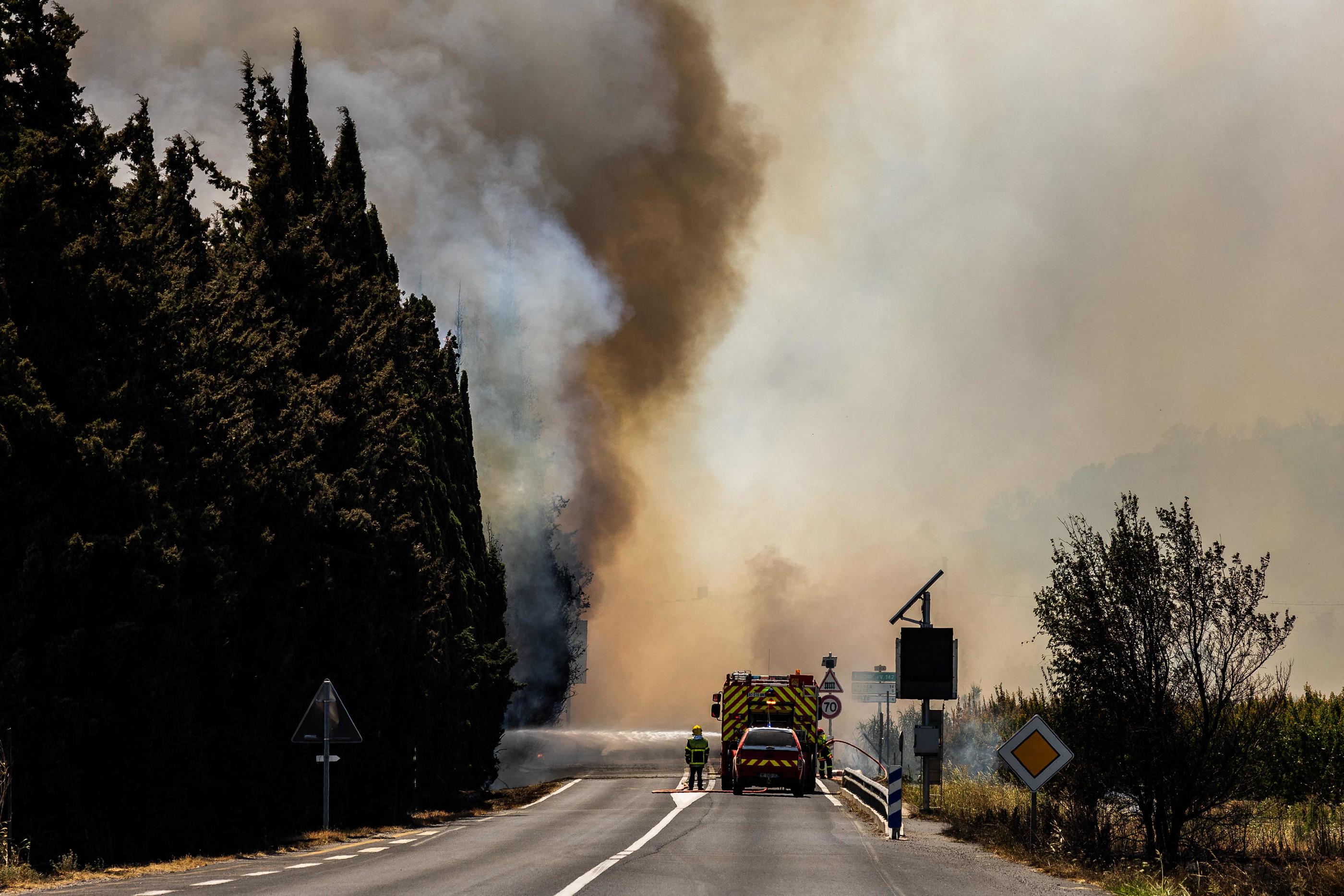 Pyrénées-Orientales : le traumatisme des sinistrés face à la progression des incendies