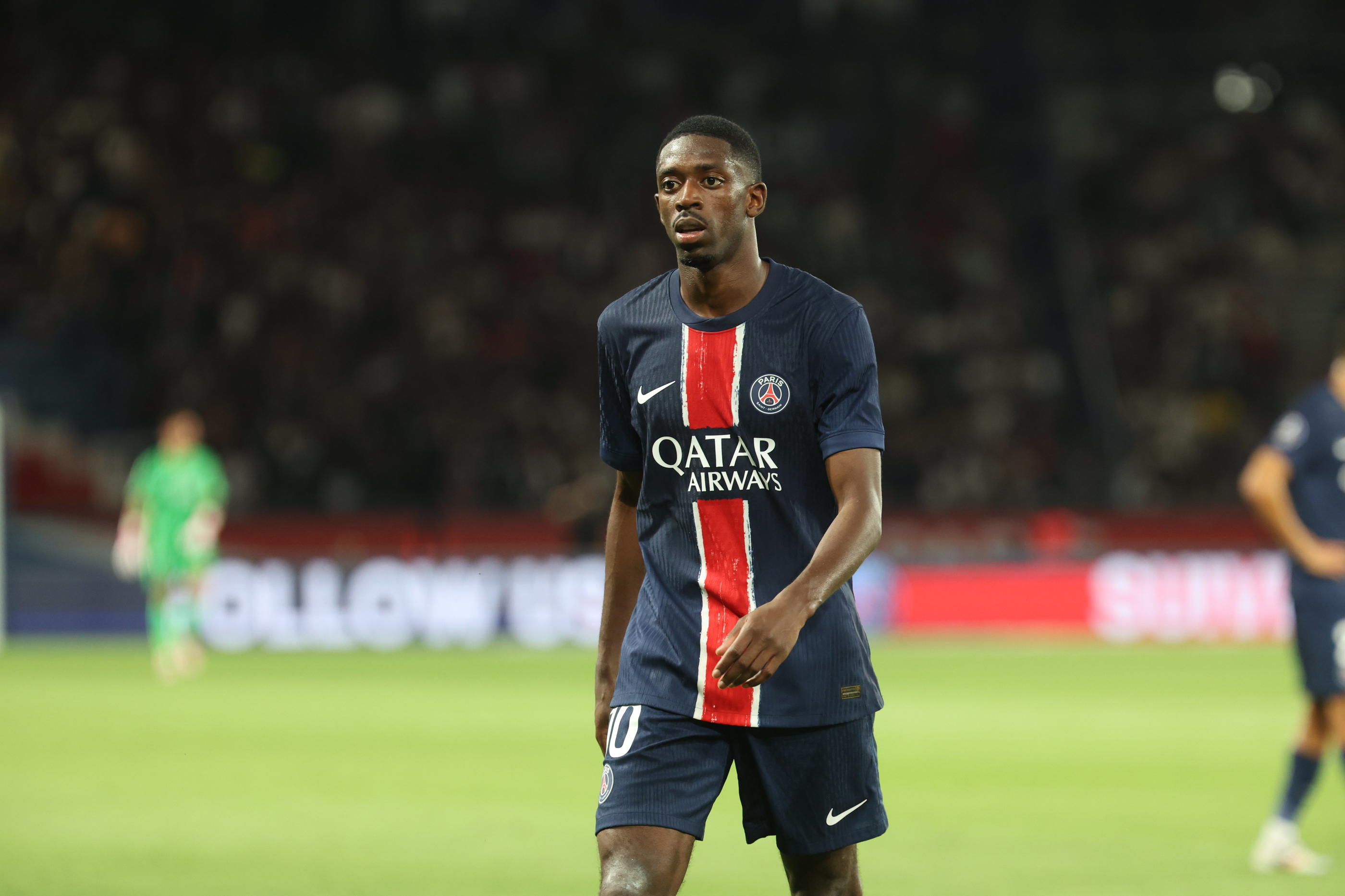 Ousmane Dembélé lors de PSG-Montpellier. LP/Arnaud Journois.