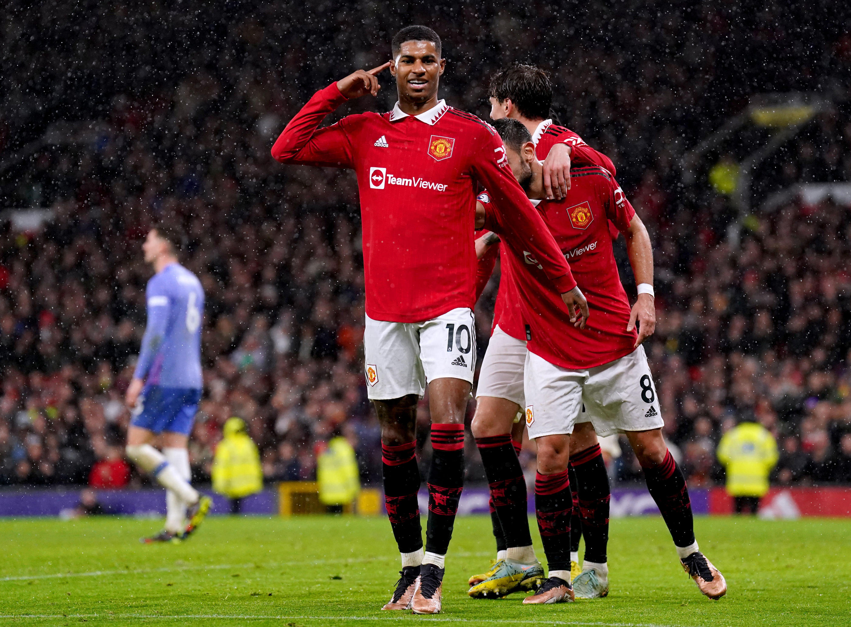 Marcus Rashford a marqué le but de la victoire contre Manchester City ce samedi. Icon sport