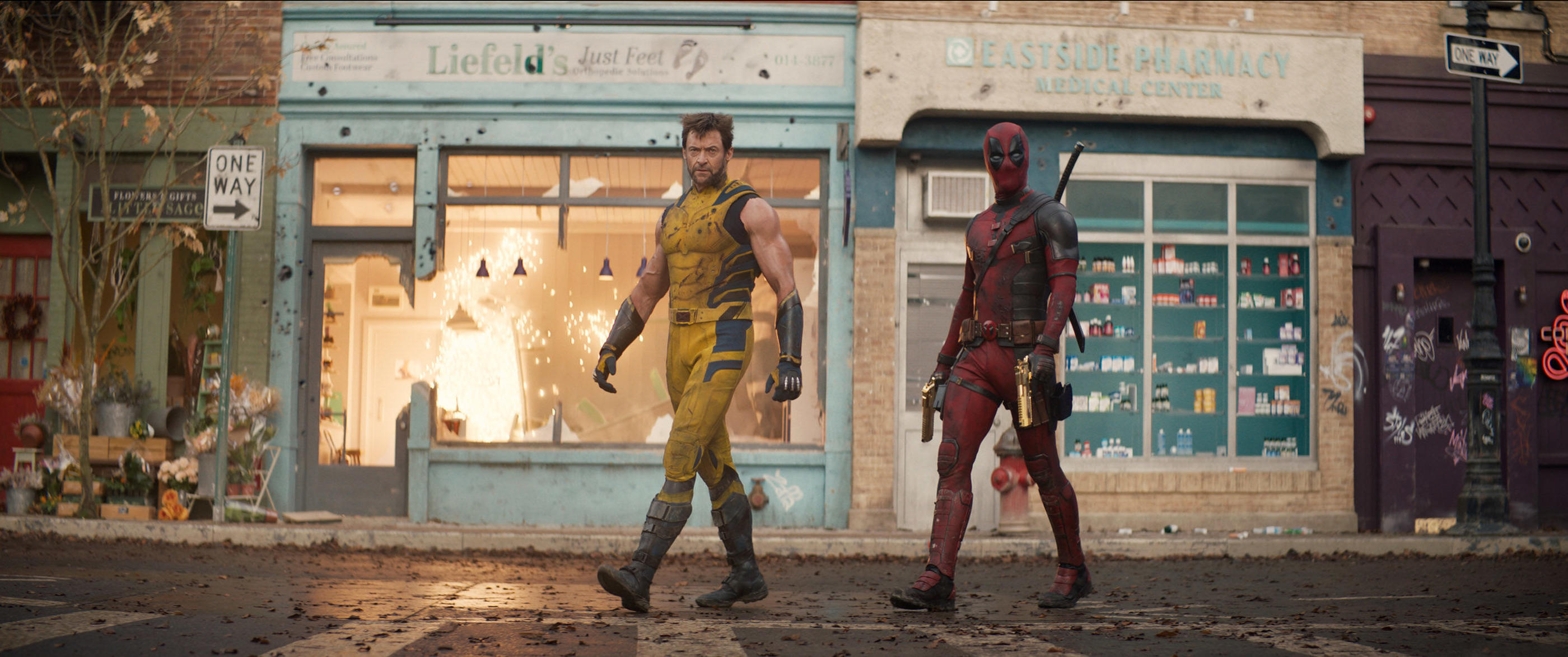 Grosse sortie mondiale, «Deadpool & Wolverine» n'a pas décalé ses plans en raison des Jeux et sortira dès le 24 juillet en France. 20th Century Studios/Marvel