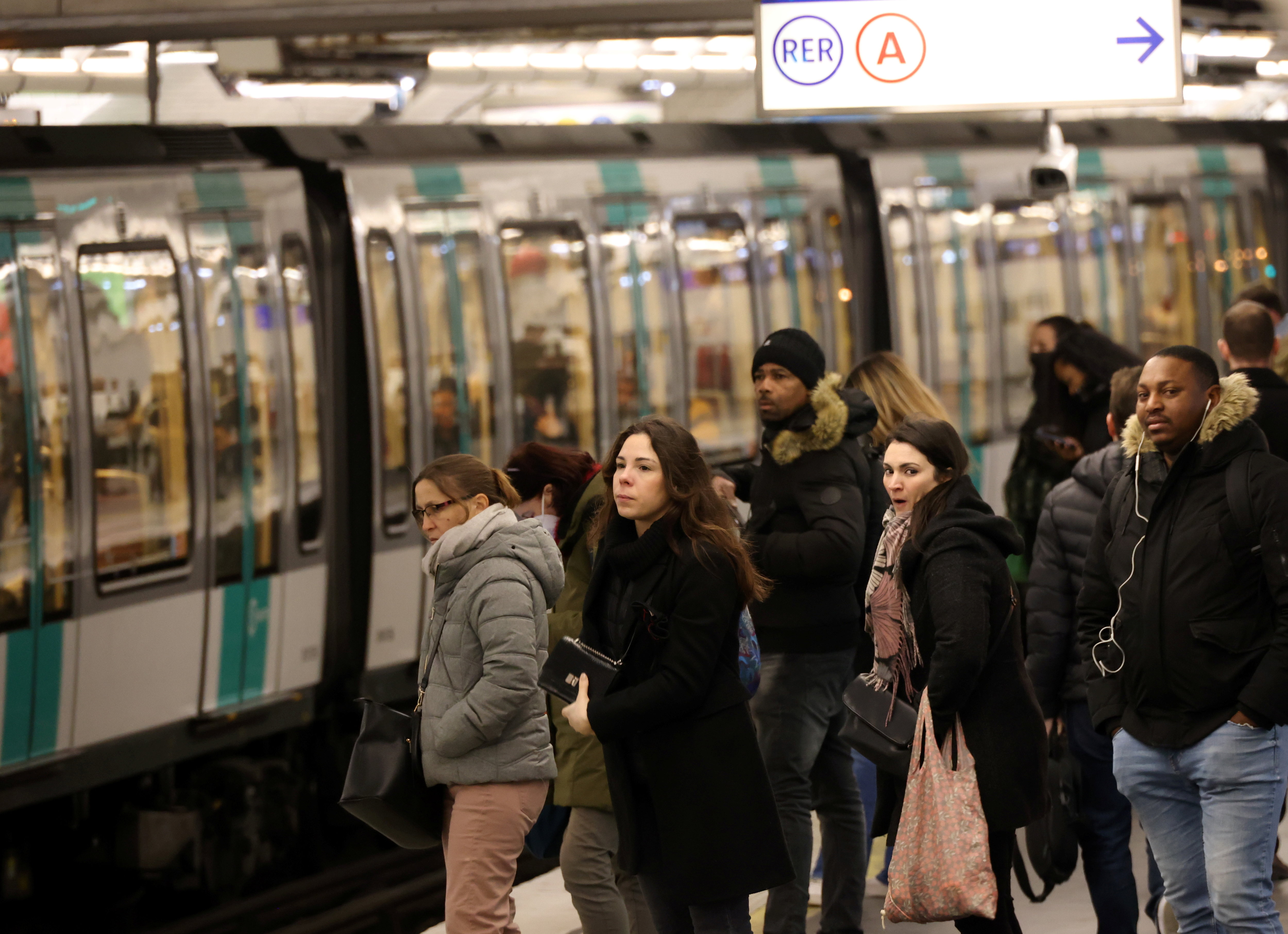 A Paris, la circulation des métros sera restreinte le 7 mars sur la plupart des lignes aux heures de pointe, excepté les lignes 1, 14 et 4. LP/Delphine Goldsztejn