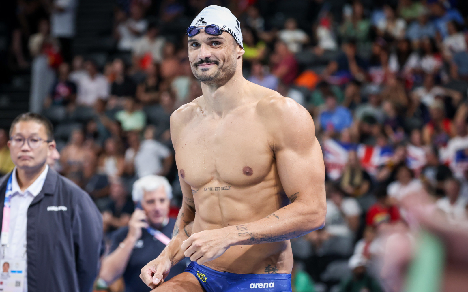 Les Jeux de Paris sont les quatrièmes de la carrière du nageur français Florent Manaudou. LP/Frédéric Dugit