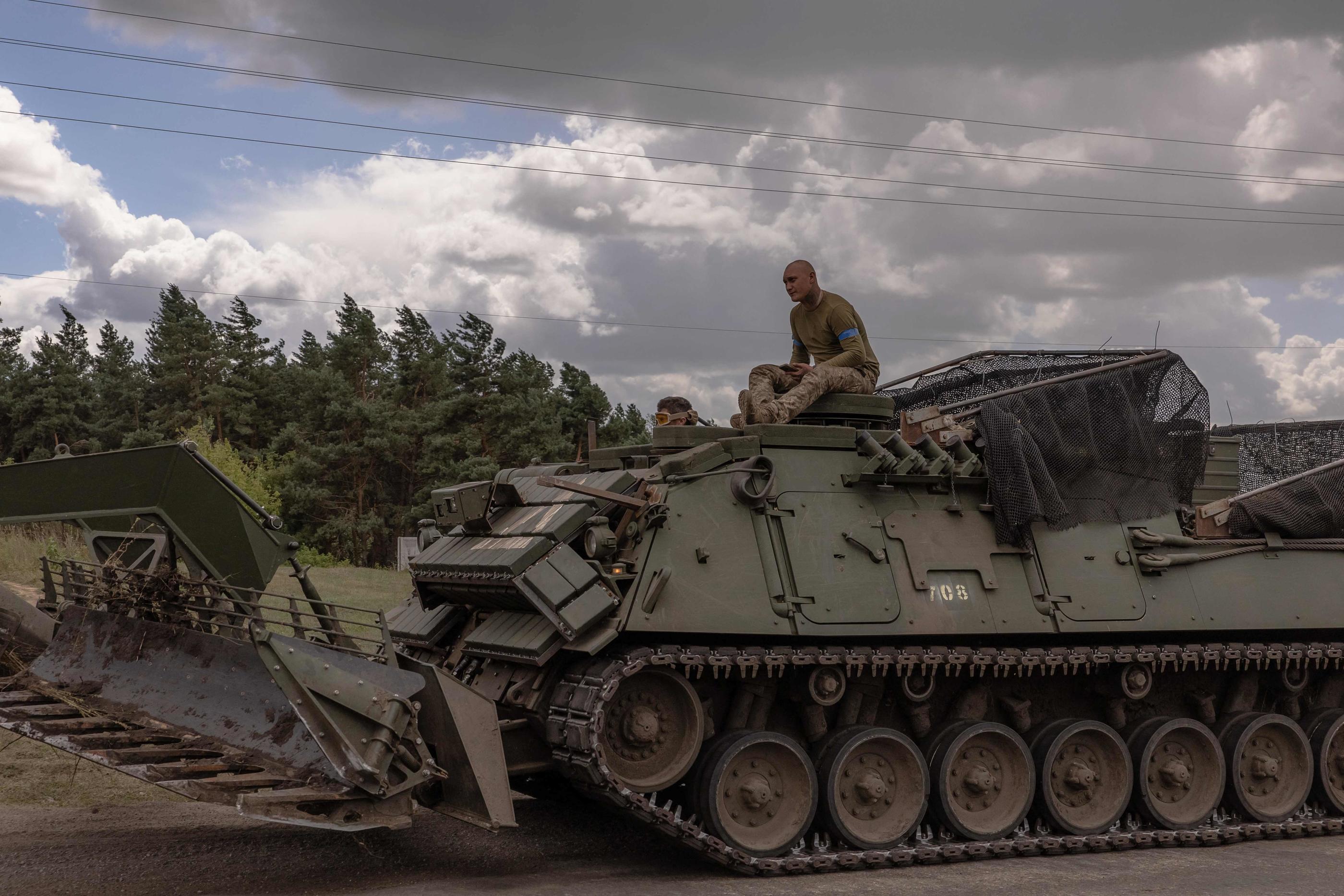 L'armée ukrainienne utilise des armes fournies par ses alliés occidentaux dans son incursion dans la région russe de Koursk, depuis le 6 août. AFP / Roman PILIPEY