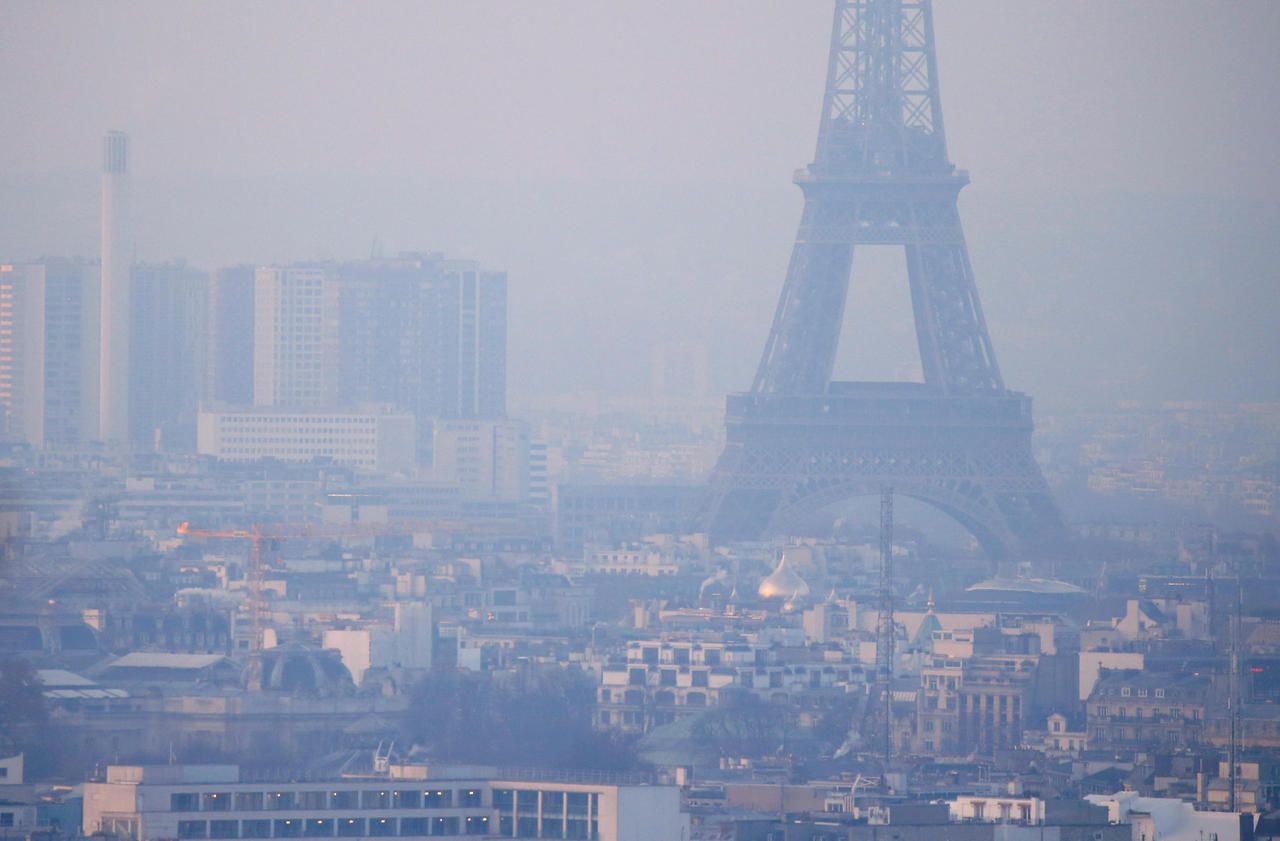 La ville de Paris lors d’un épisode de pollution aux particules fines. (Illustration) REUTERS/Gonzalo Fuentes