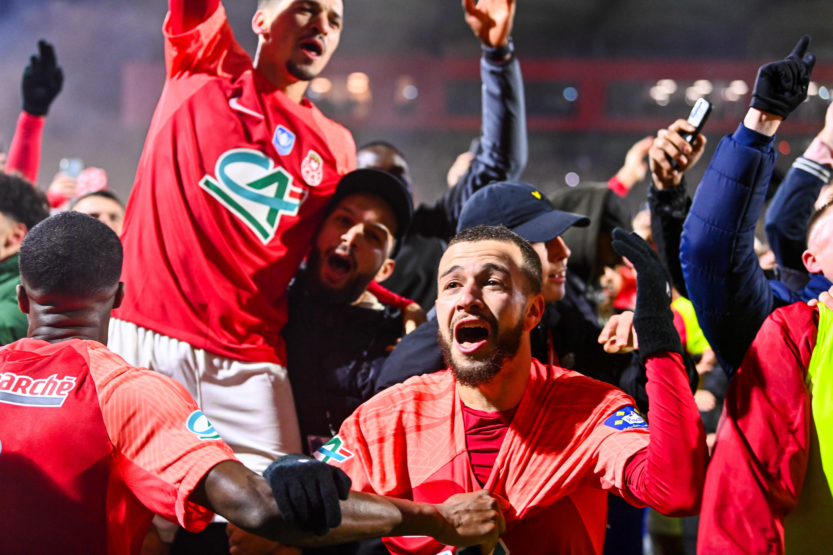 Auteurs de deux exploits contre Toulouse puis Monaco en Coupe de France, les Rouennais espèrent poursuivent leur route jusque dans le dernier carré. Ils reçoivent Valenciennes, mercredi en quarts. Daniel Derajinski/Icon Sport