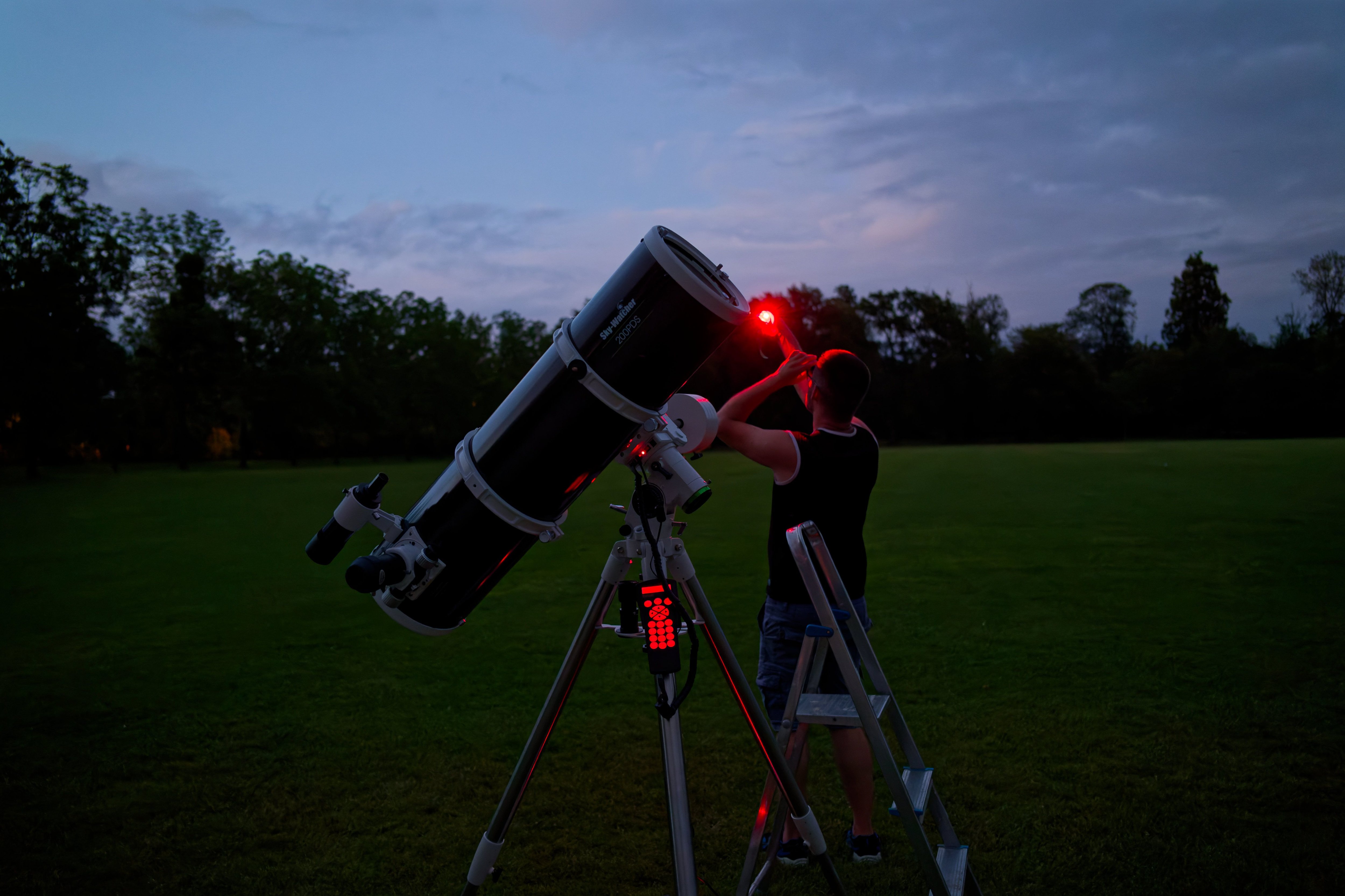 Gretz-Armainvilliers (Seine-et-Marne), le 8 août. L’Uranoscope participe à la Nuit des étoiles depuis sa création en 1983. LP/Alexandre Delaitre

LP/Alexandre Delaitre