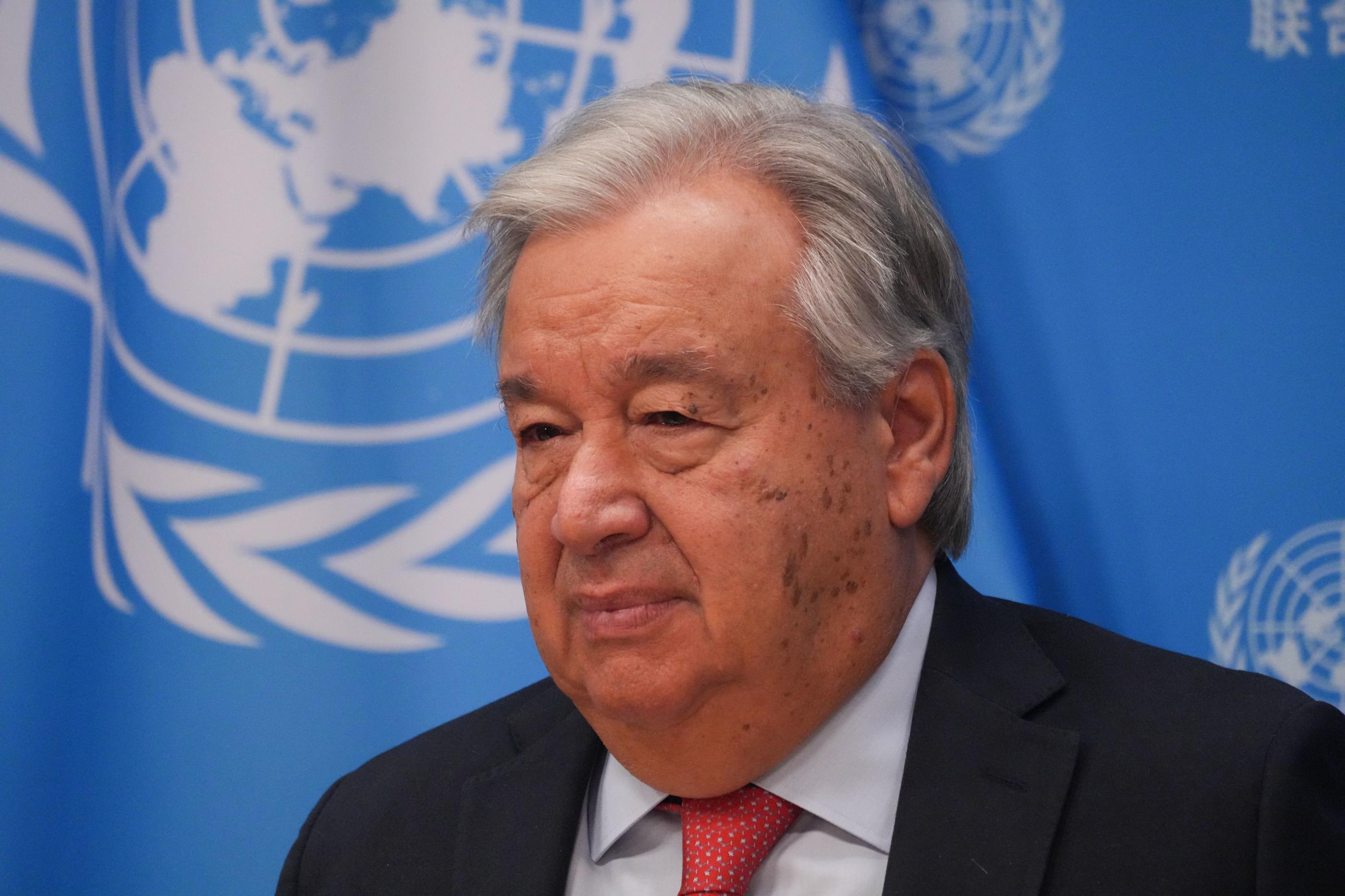 Le secrétaire général des Nations unies Antonio Guterres, le 18 septembre 2024, à New York. AFP/Bryan Smith