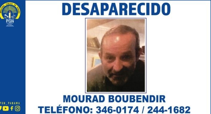 Mourad Boubendir a été tué au Panama fin janvier. Ici, son visage sur un appel à témoin lancé par la police locale. DR