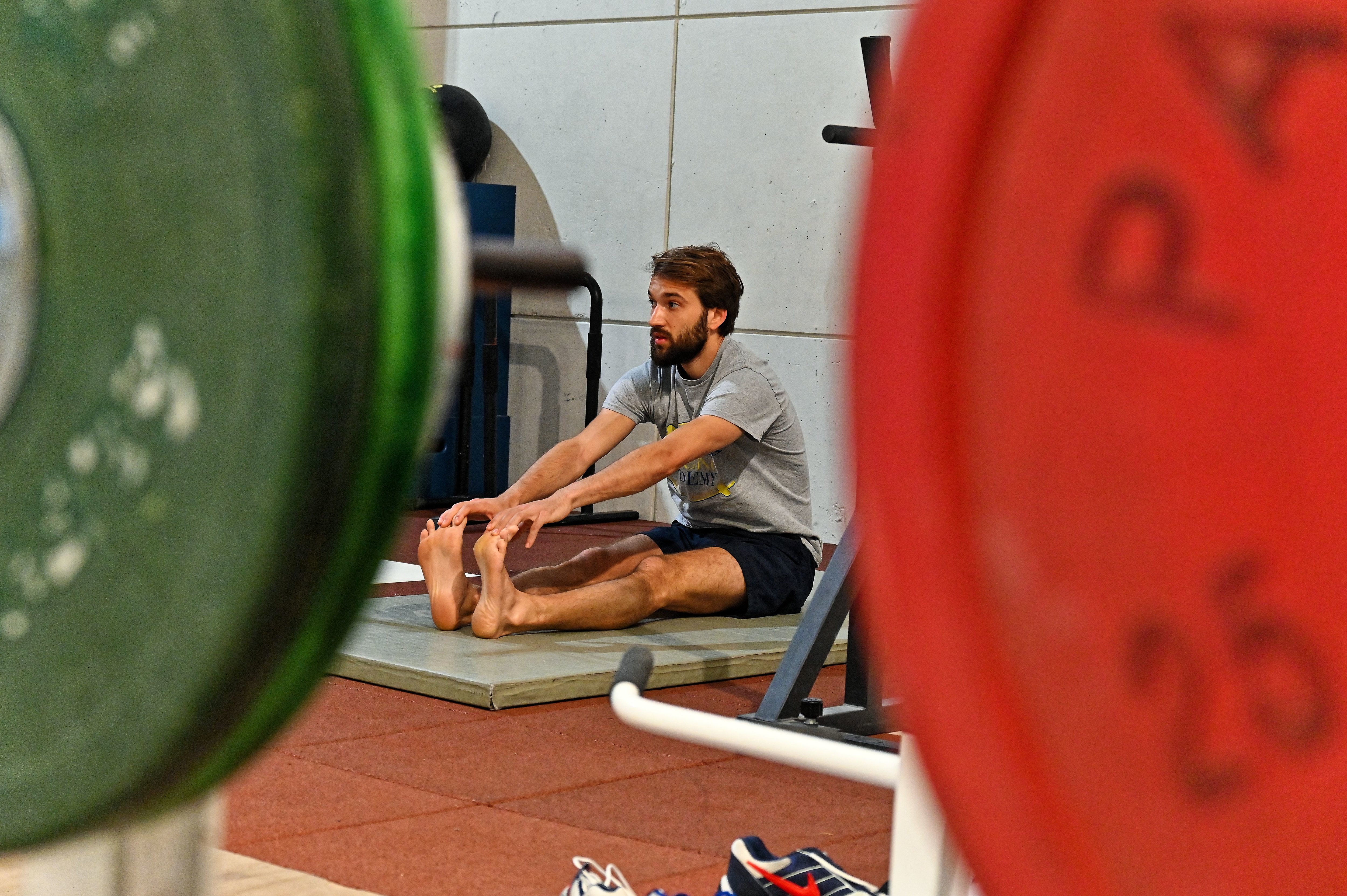 Romain Cannone utilise de nombreuses salles du centre sportif Brossolette de Saint-Maur-des-Fossés (Val-de-Marne) pour sa préparation sportive. VGA Saint-Maur