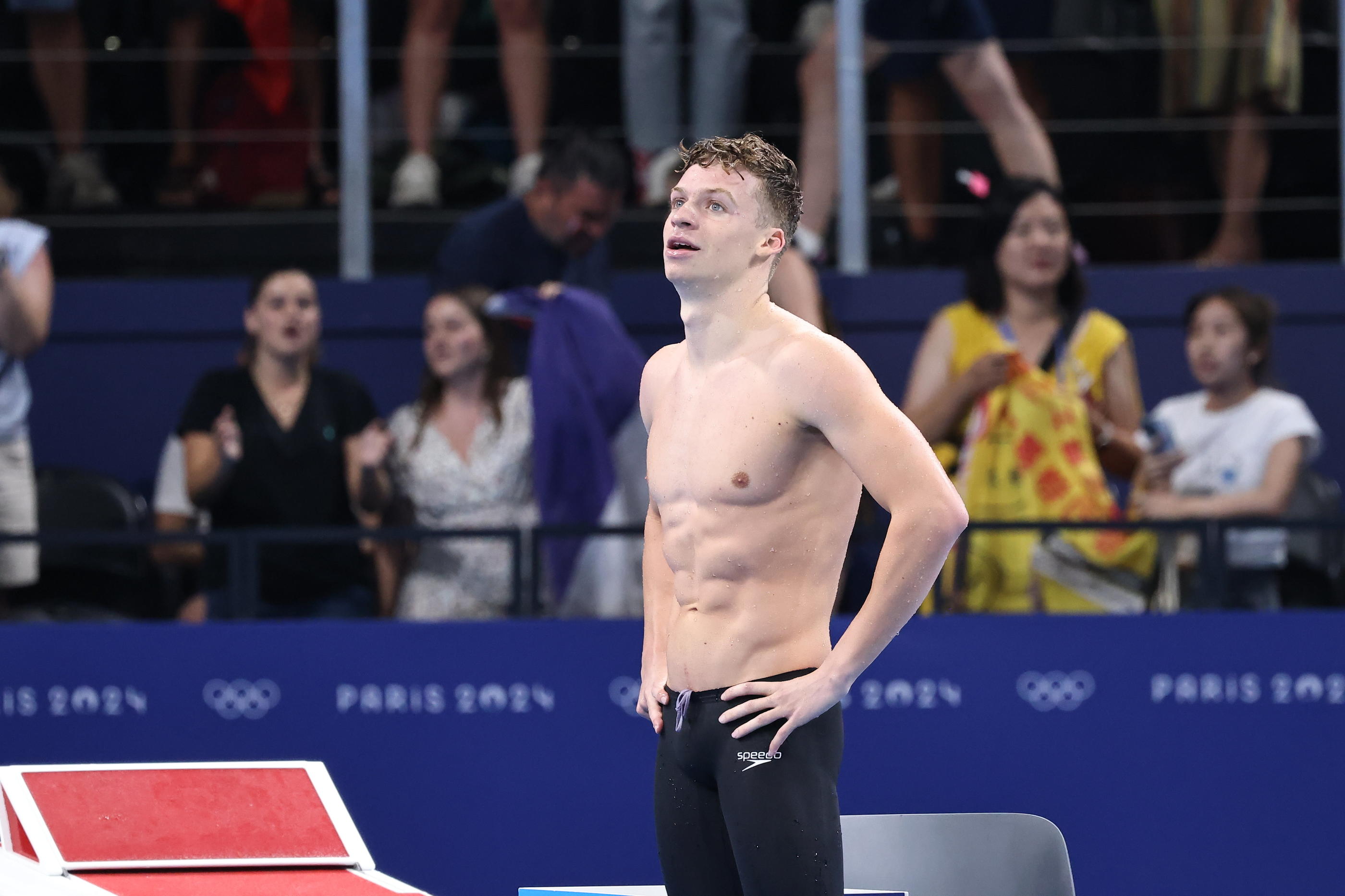 Les épreuves de natation avec notamment les finales du 200 m brasse et papillon remportées par Léon Marchand, ont fait vibrer 9,6 millions de téléspectateurs sur France 2. LP/Frédéric Dugit