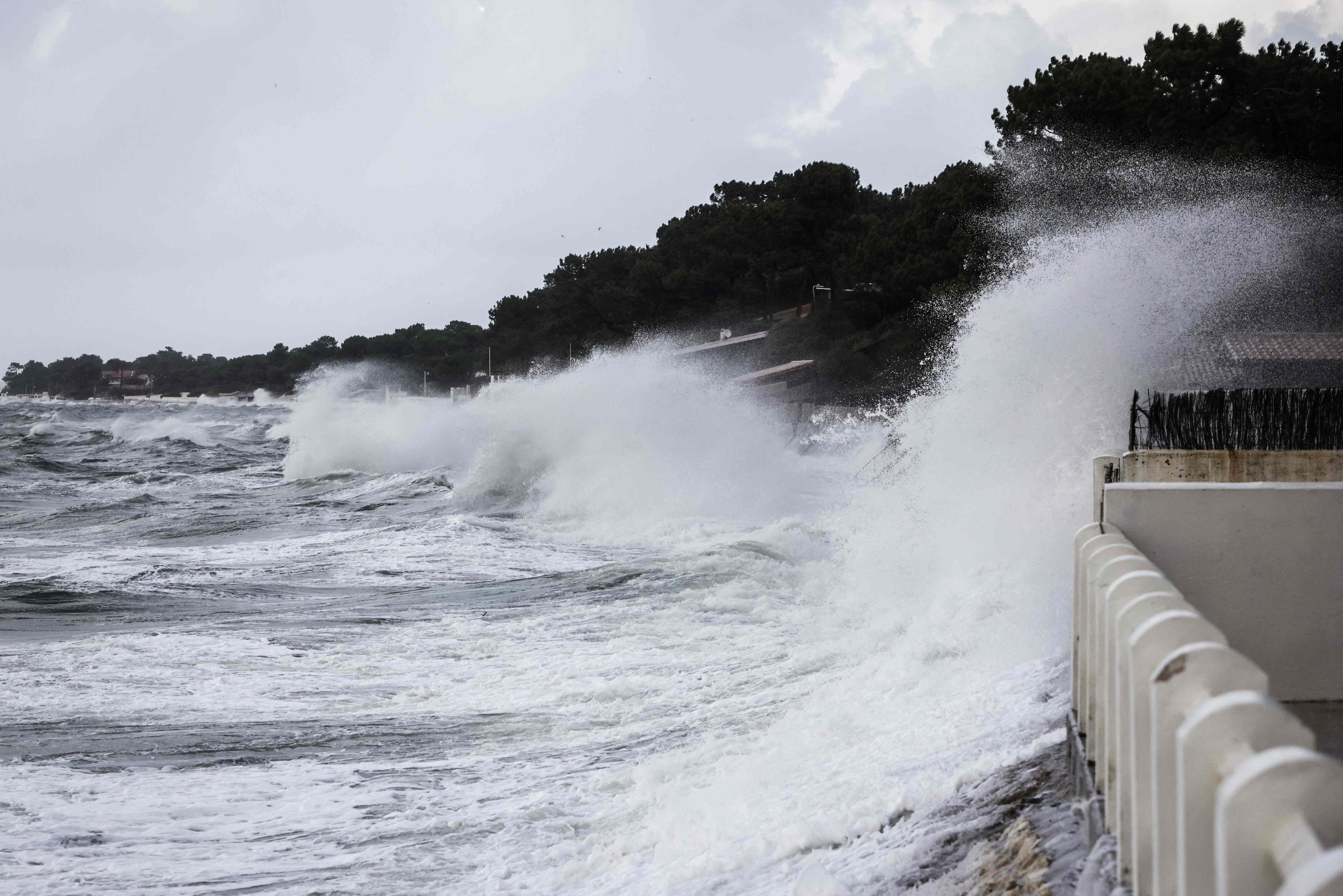 Des précipitations et du vent sont encore prévues en Gironde ce dimanche. AFP/Thibaud MORITZ