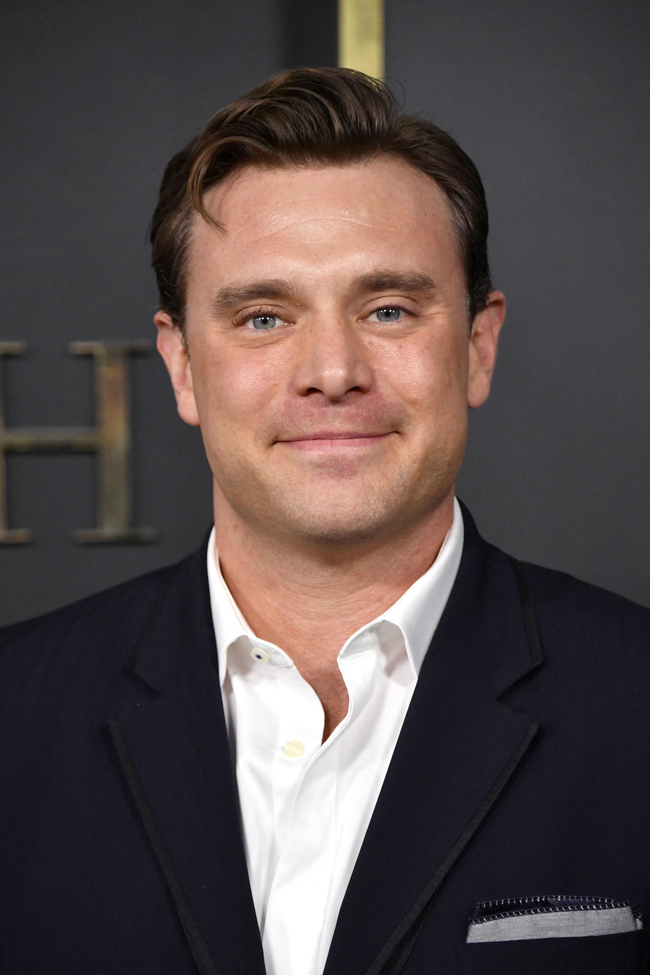 BEVERLY HILLS, CALIFORNIA - NOVEMBER 11: Billy Miller attends the Premiere of Apple TV+'s "Truth Be Told" at AMPAS Samuel Goldwyn Theater on November 11, 2019 in Beverly Hills, California.   Frazer Harrison/Getty Images/AFP (Photo by Frazer Harrison / GETTY IMAGES NORTH AMERICA / Getty Images via AFP)