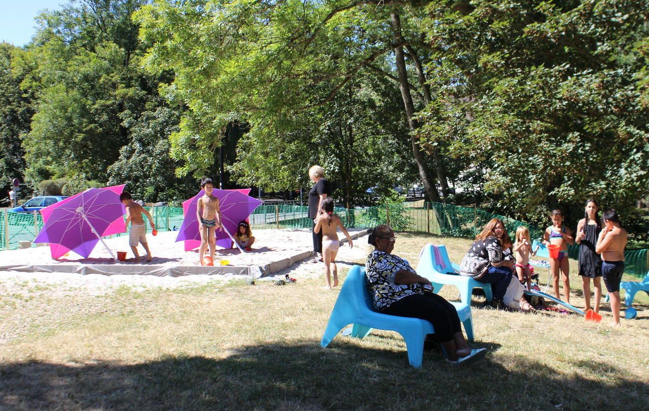 <b>Tournan-en-Brie.</b> L’opération Tournan plage a été prolongée d’une semaine avec l’arrivée de la canicule. 