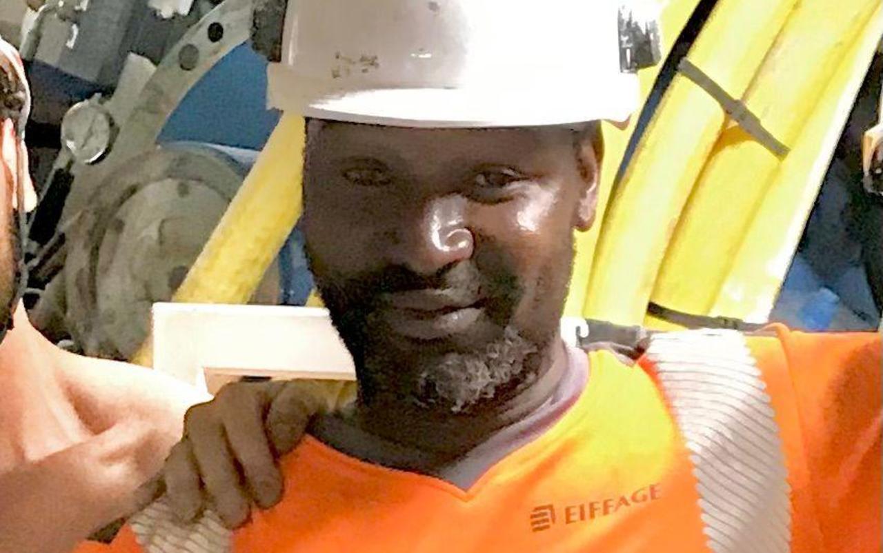 Abdoulaye Soumahoro, 41 ans, est décédé dans un accident survenu sur le chantier de construction de la ligne 16 du supermétro, le 22 décembre 2020. DR