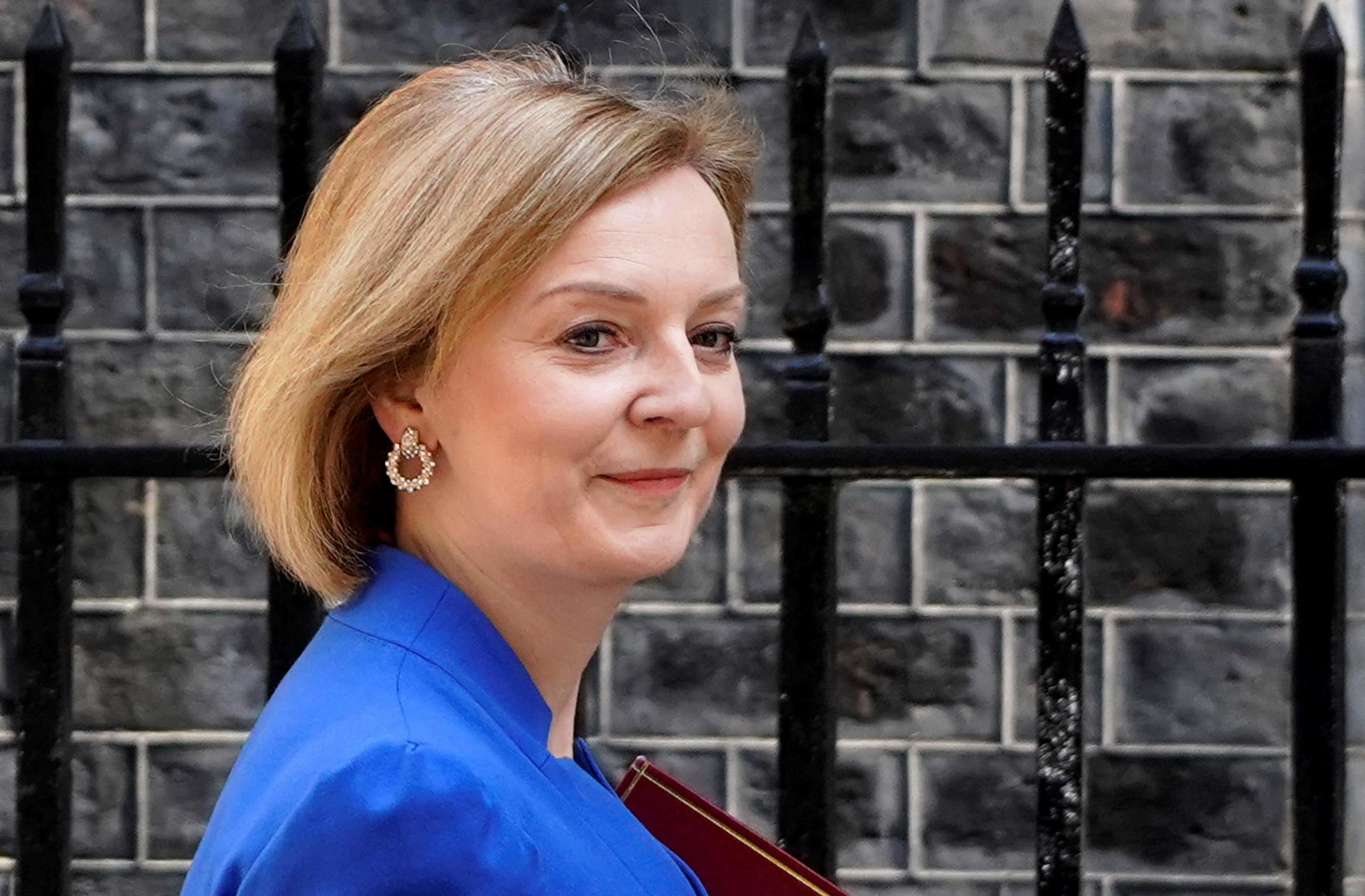 Ministre des affaires étrangères, Liz Truss, 47 ans, pourrait devenir la troisième femme à faire son entrée au 10 Downing Street après Margaret Thatcher et Theresa May. AFP/Niklas Halle'n