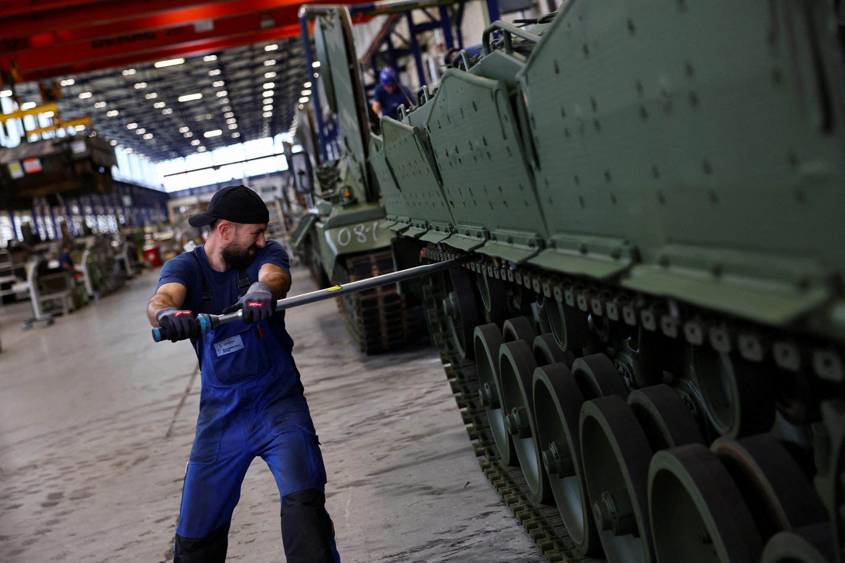 L'Allemagne va fournir des équipements militaires supplémentaires à l'Ukraine. Reuters/Kai Pfaffenbach/File Photo