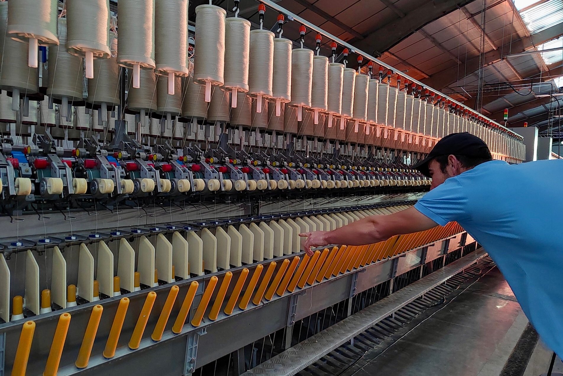 Le site de la French filature de Saint-Martin-du-Tilleul (Eure) prévoit de produire 250 tonnes de fil de lin au cours de sa première année d'exploitation. LP/Laurent Derouet