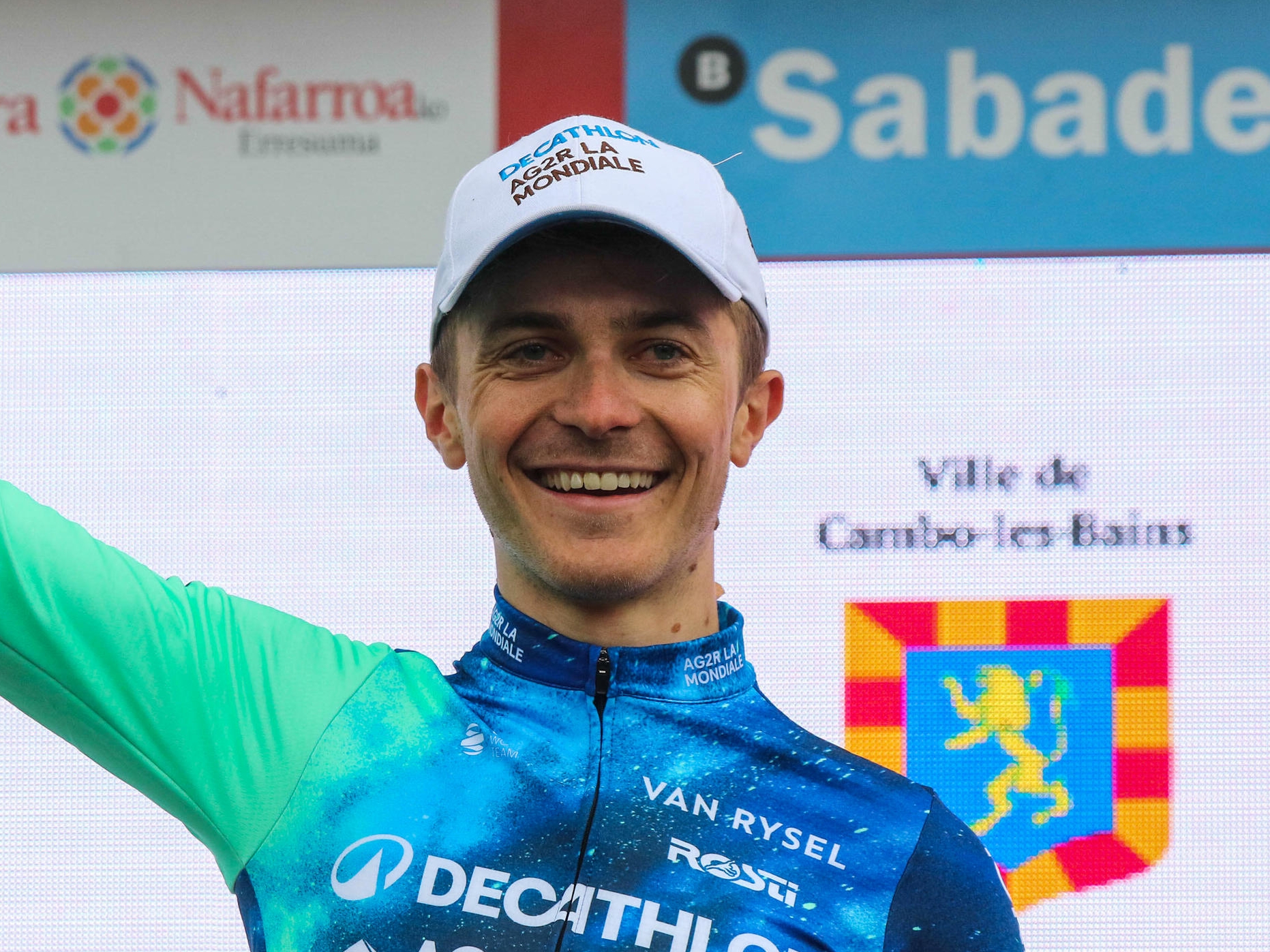 Paul Lapeira (ici lors du Tour du Pays basque) a signé trois victoires en un mois. Icon Sport/Stefano Sirotti