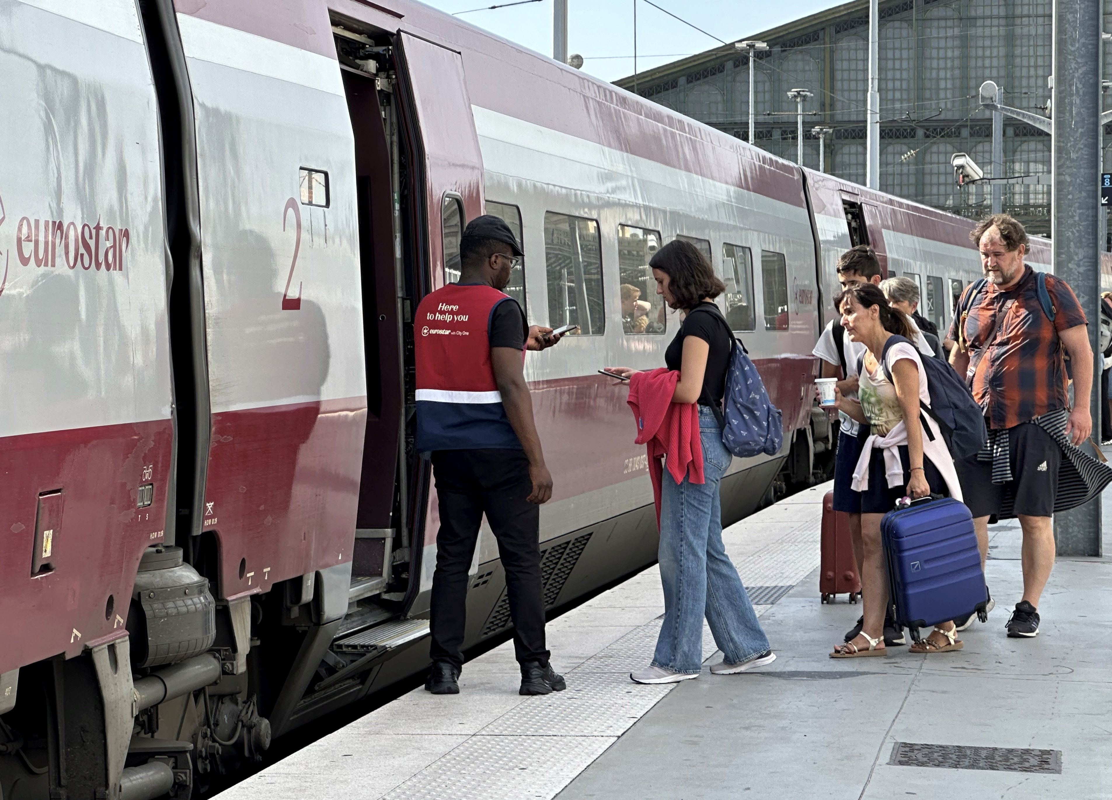 Un train Eurostar à la gare du Nord de Paris. (Illustration) LP/Delphine Goldsztejn