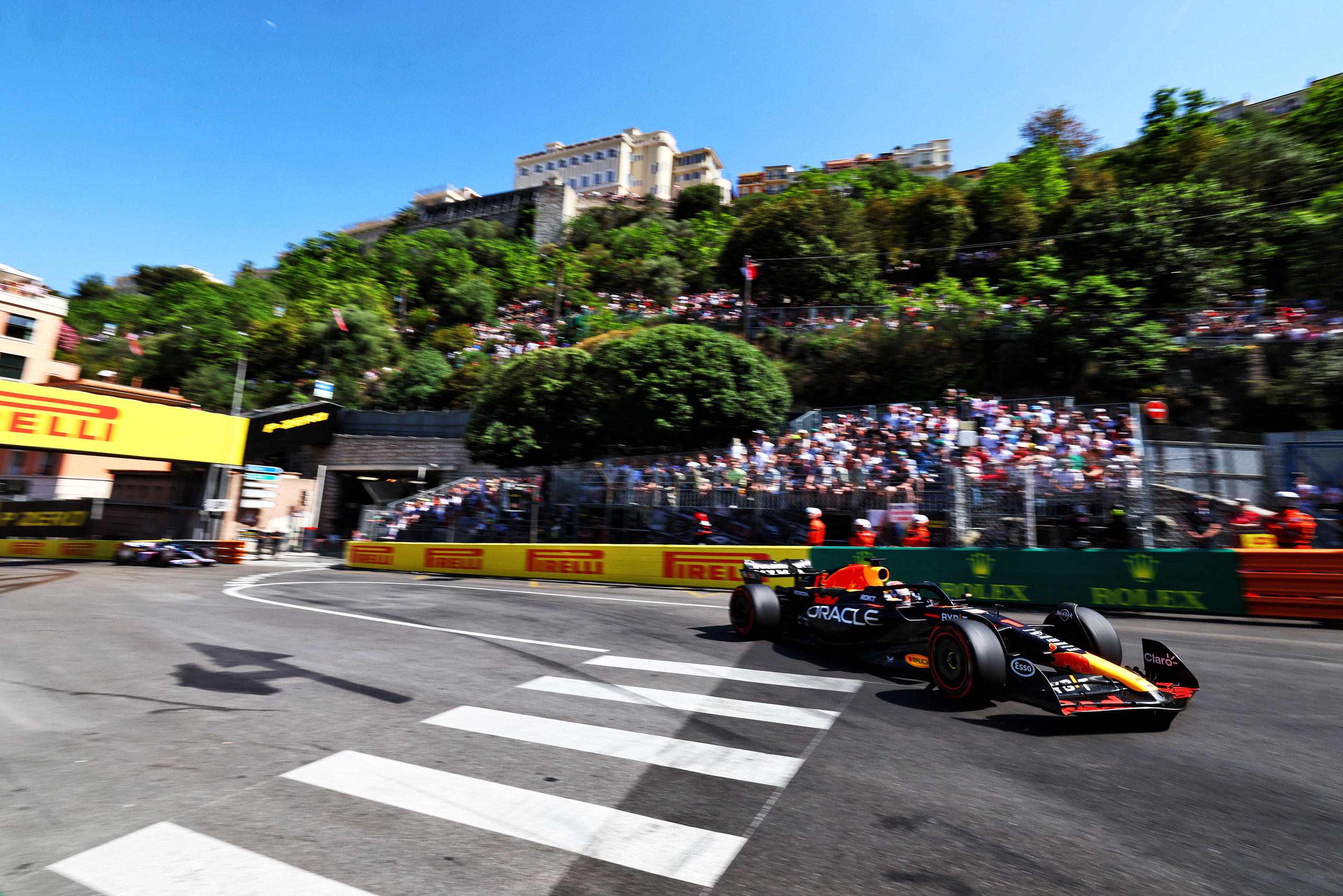 Max Verstappen s'élancera en pole position du Grand Prix de Monaco dimanche. LP/Icon sport