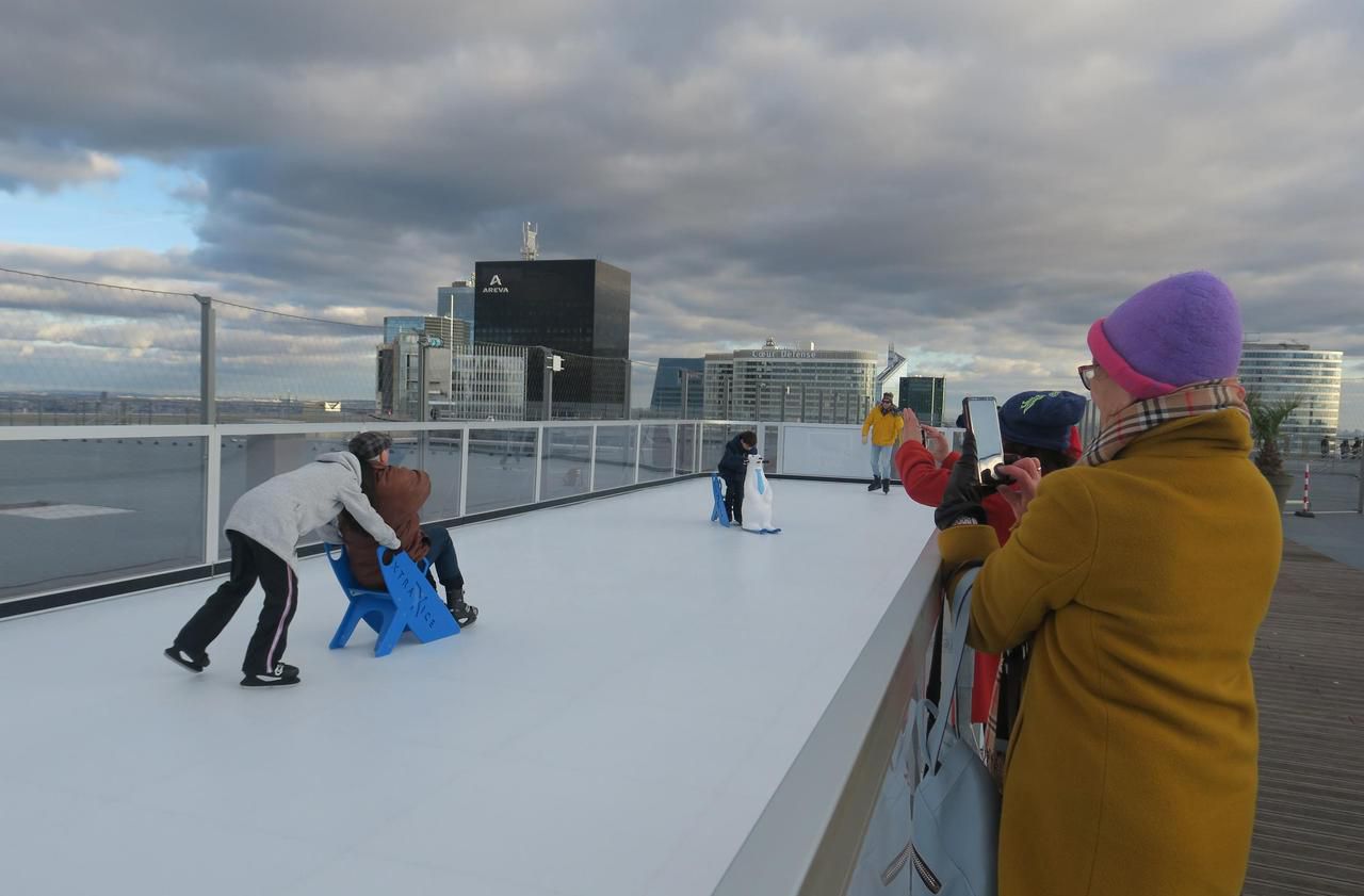 La D fense coup de froid sur la patinoire de la Grande Arche