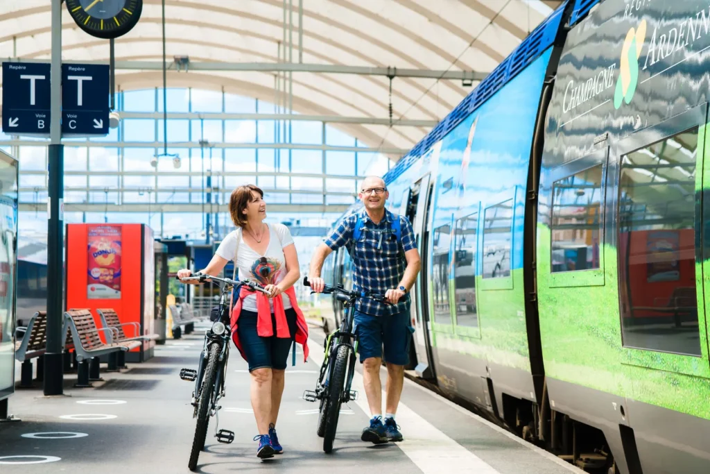 La ligne des Bulles, entre Reims et Épernay, fête ses 10 ans. ©Office de tourisme du Grand Reims