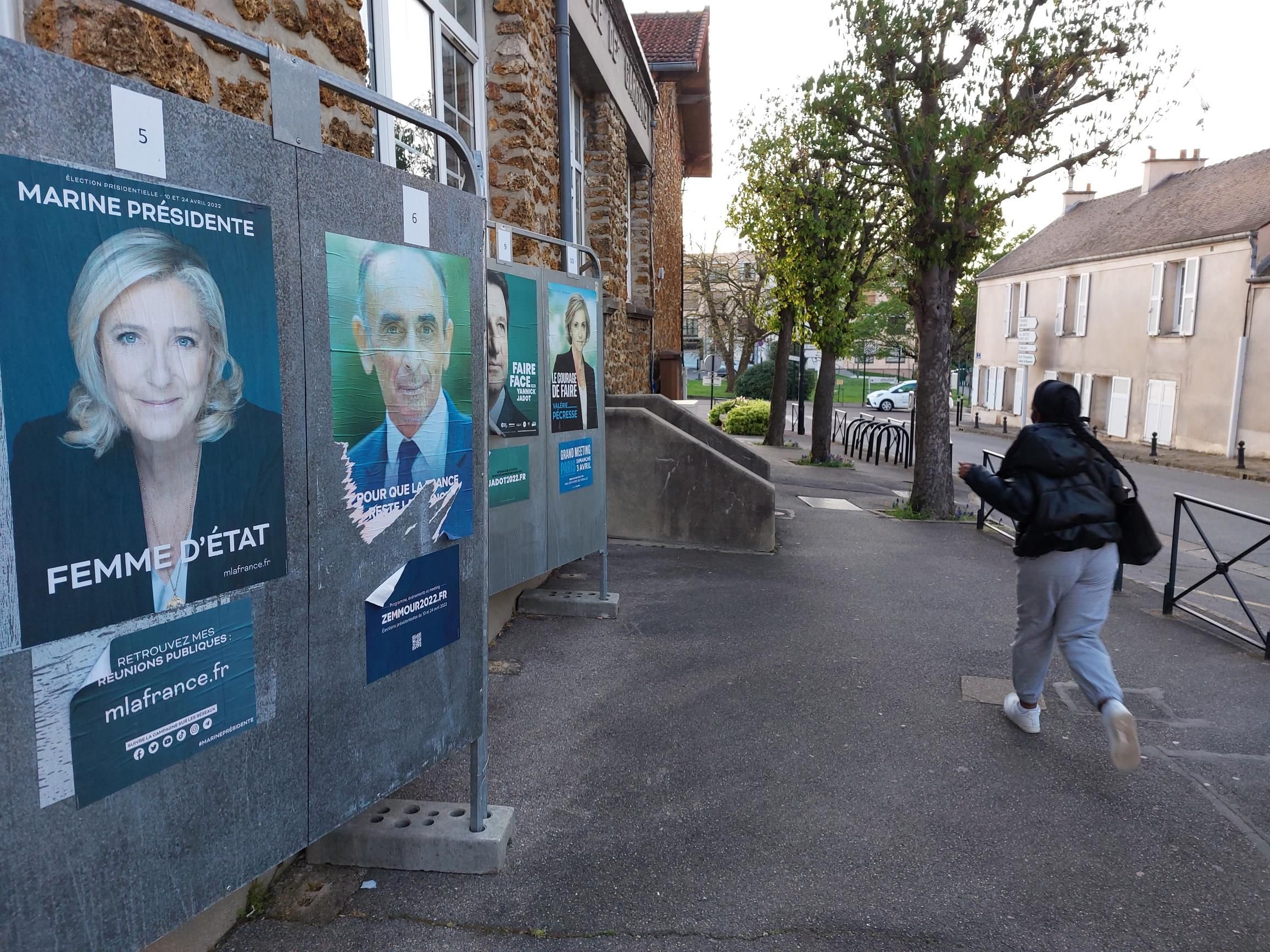 Villecresnes, lundi 11 avril 2022. Dans cette commune du Plateau briard, Marine Le Pen obtient 9 points de plus que son résultat à l'échelle du département, soit presque autant qu'au niveau national. A Périgny, Marolles ou Santeny, Eric Zemmour dépasse les 10%. LP/Gérald Moruzzi