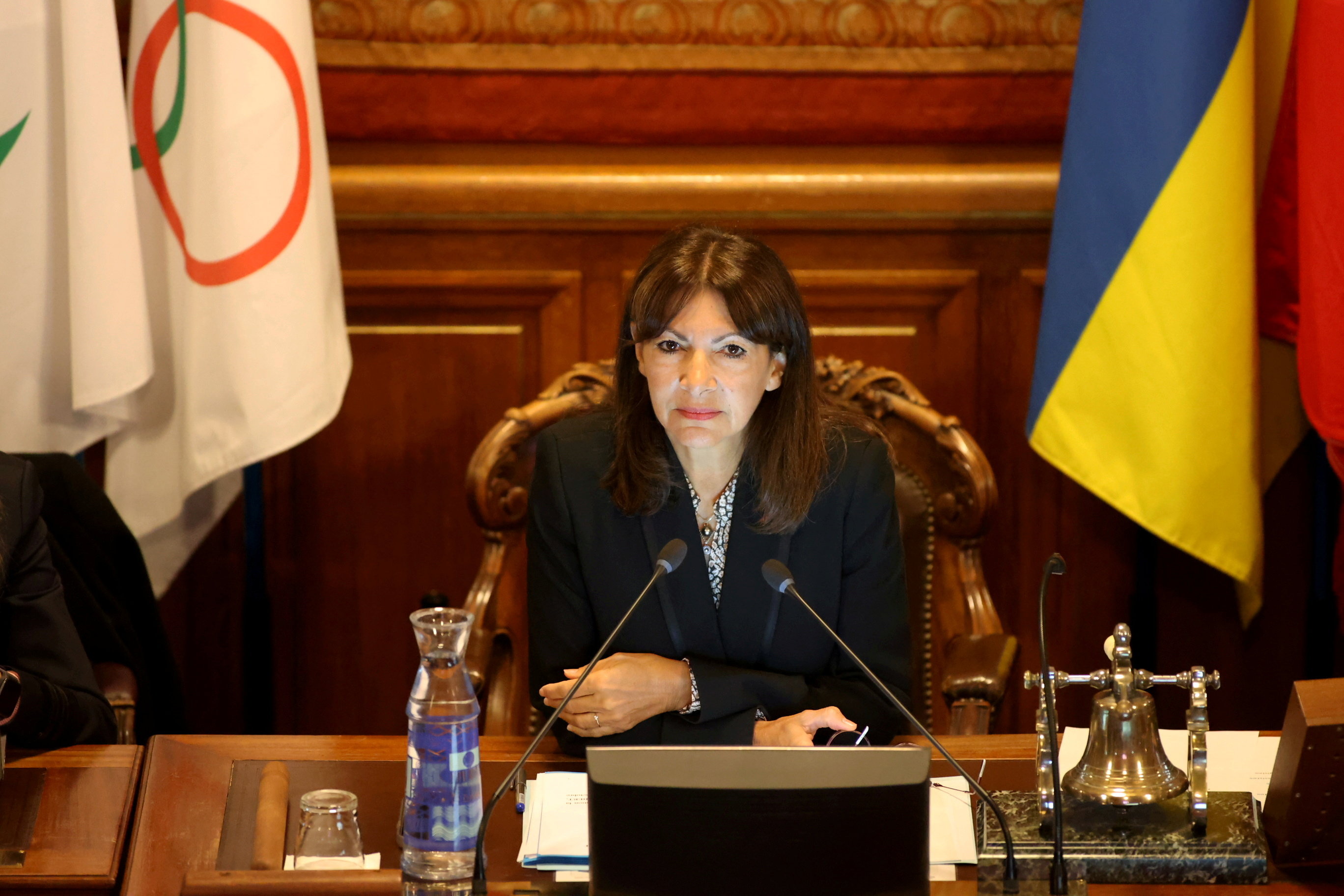 Anne Hidalgo, maire de Paris, lors du premier jour du Conseil le 14 novembre. LP/Delphine Goldsztejn