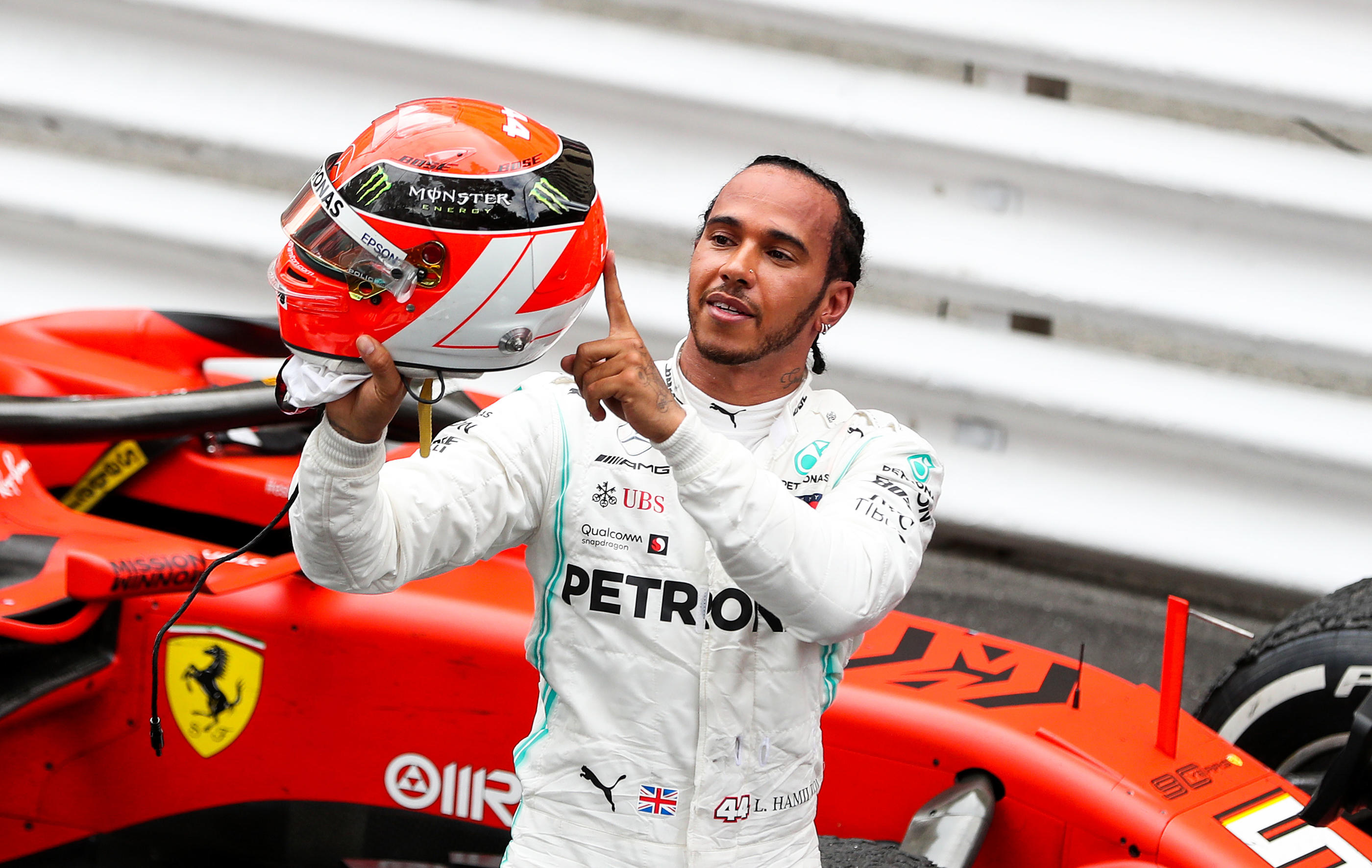 Victorieux du Grand Prix de Monaco en 2019, Lewis Hamilton avait alors dédié à victoire à Nikki Lauda, légende de Ferrari décédé peu avant. Le signe d'une attirance pour la Scuderai jamais démentie. PA Images/Icon Sport