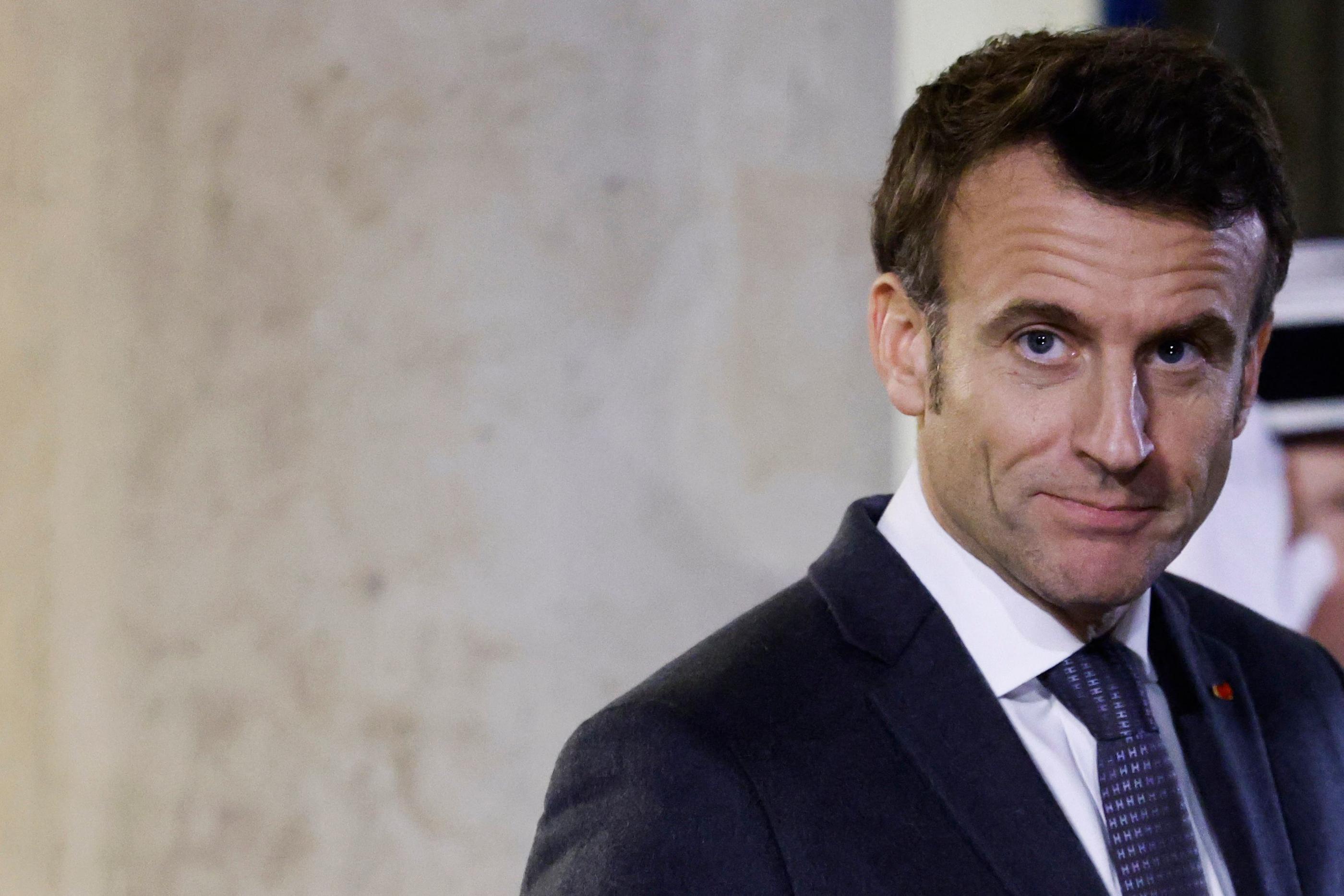 Il y a quelques années, Emmanuel Macron considérait qu'il était «hypocrite» de reculer l'âge de la retraite. AFP/Ludovic Marin