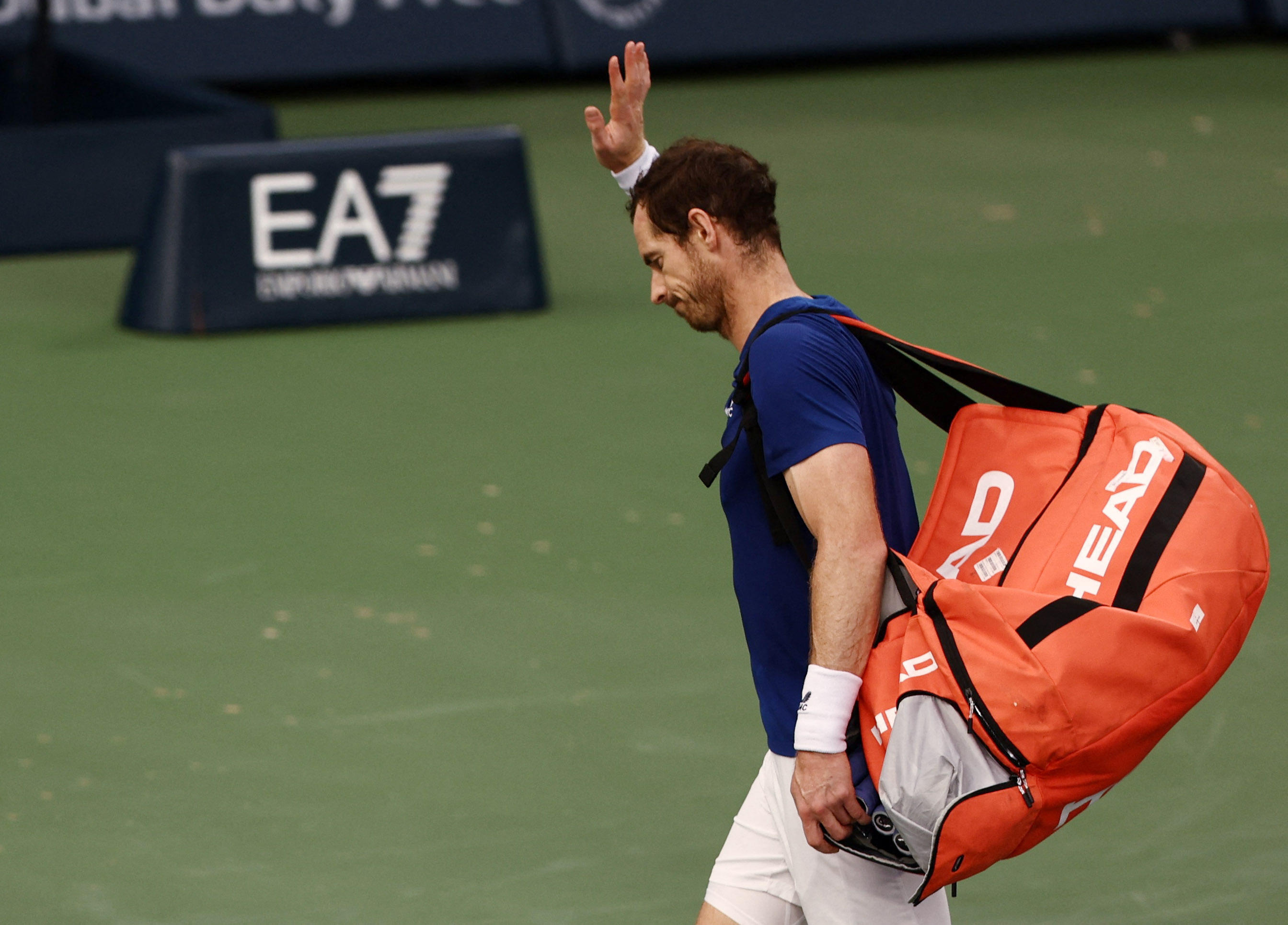 Les prochains tournois d'Andy Murray vont ressembler à une tournée d'adieux... REUTERS/Amr Alfiky