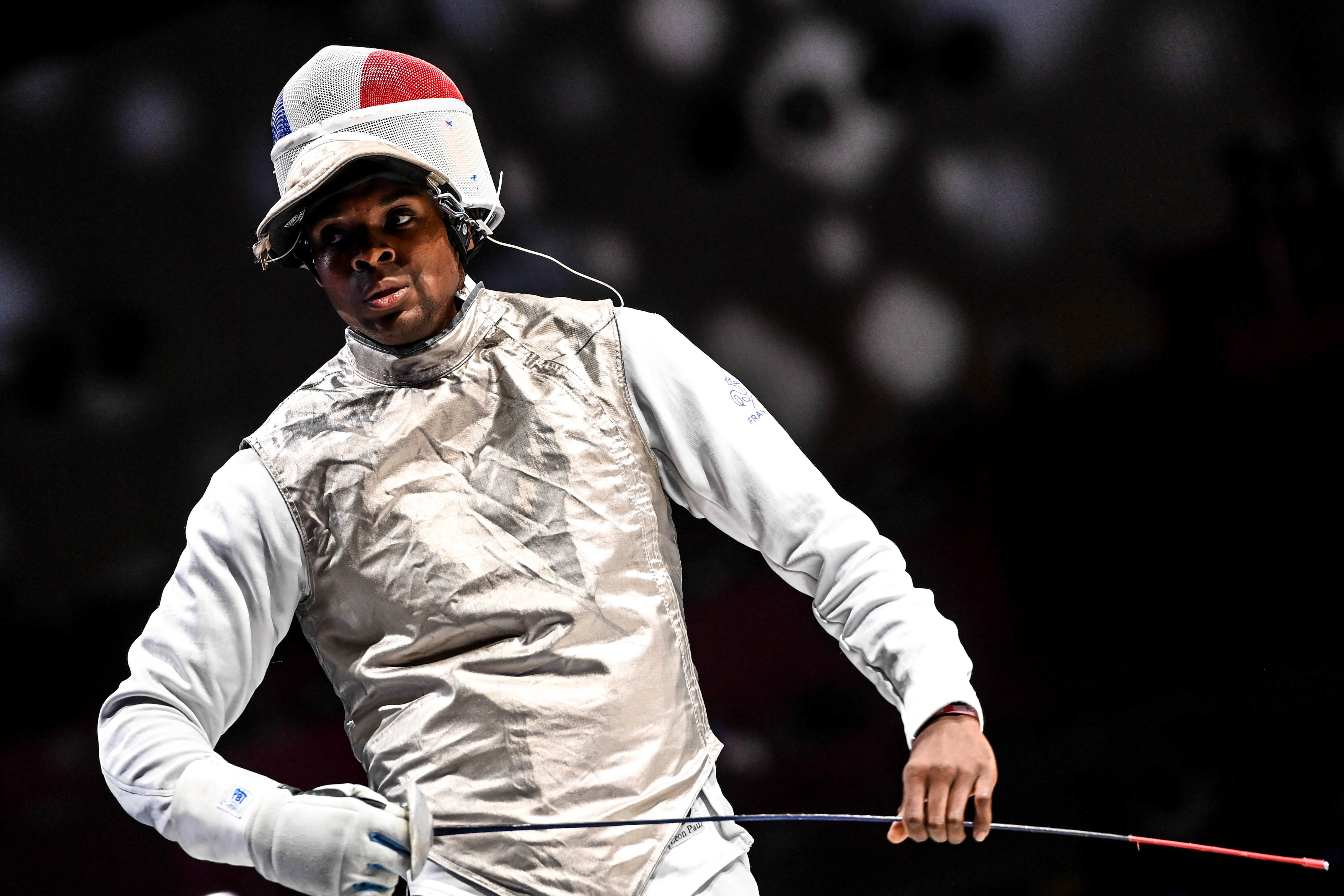 Le champion olympique de fleuret par équipes Enzo Lefort tentera, ce samedi, d'inscrire son nom une deuxième fois au palmarès du Challenge International de Paris, à Coubertin. Icon Sport/Augusto Bizzi