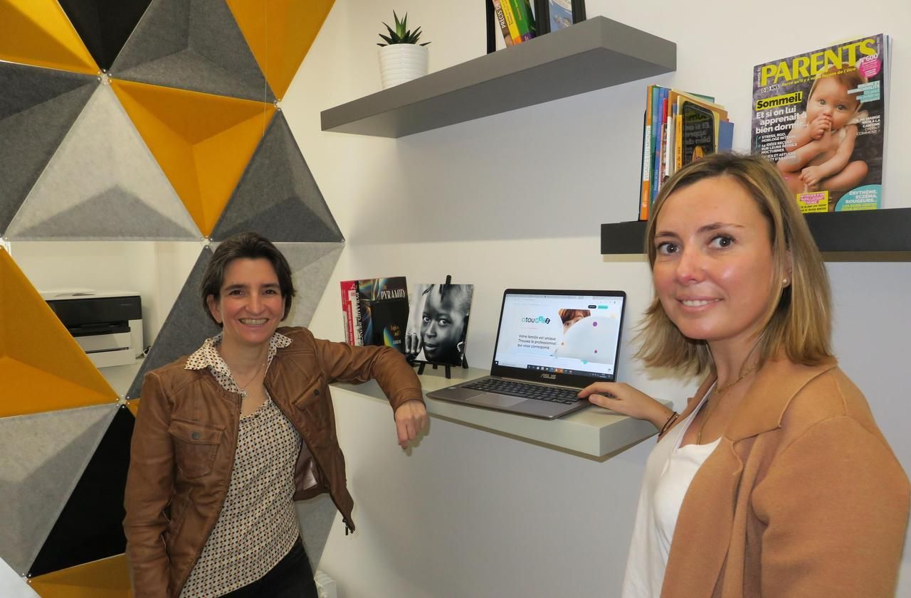 <b></b> Ariane Joutard-Paris et Aurore Robin ont lancé Atoukids, qui regroupe des professionnels qui viennent en aide aux familles après vérification de leur profil.