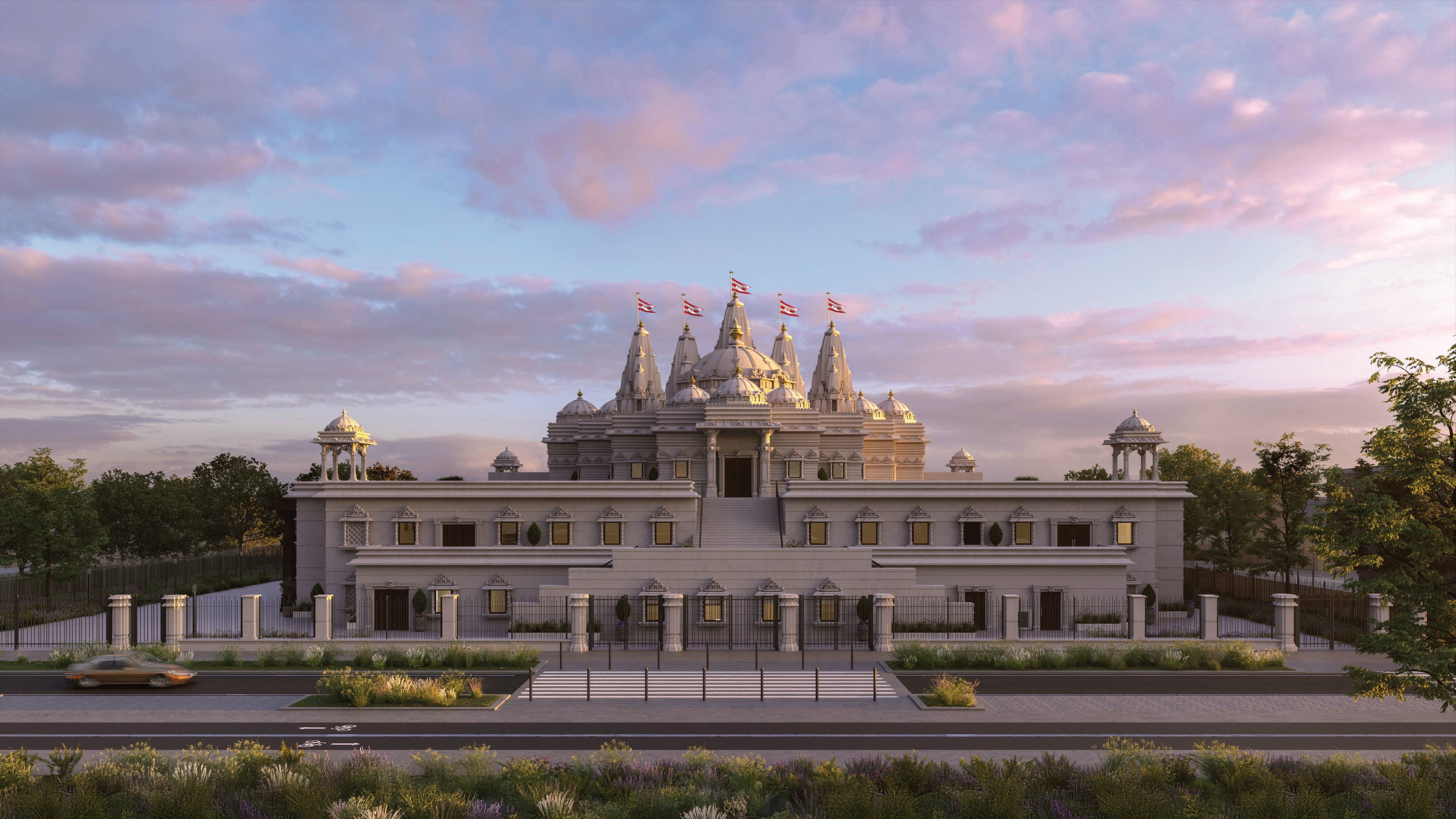 Un accomplissement important &raquo; : le plus grand temple hindou d'Europe sort  de terre &agrave; Bussy-Saint-Georges - Le Parisien