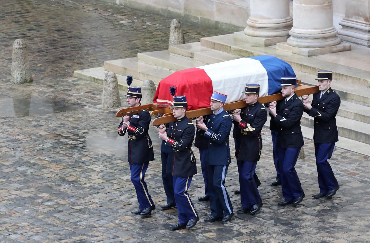 <b></b> Paris, 28 mars. Une cérémonie d’hommage avait été organisée aux Invalides pour le gendarme Arnaud Beltrame et les victimes de l’attaque terroriste de Trèbes (Aude).