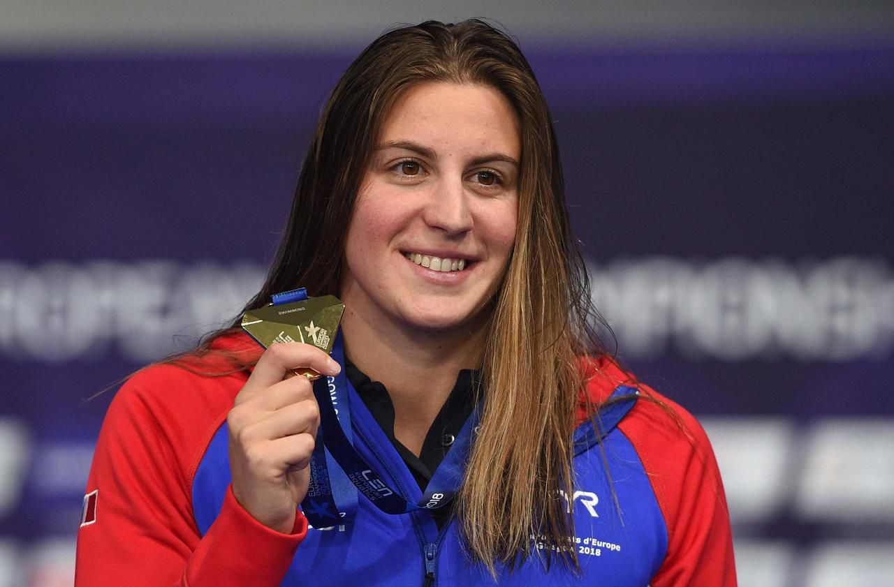 <b></b> Charlotte Bonnet avait remporté lundi soir la finale du 200m nage libre.